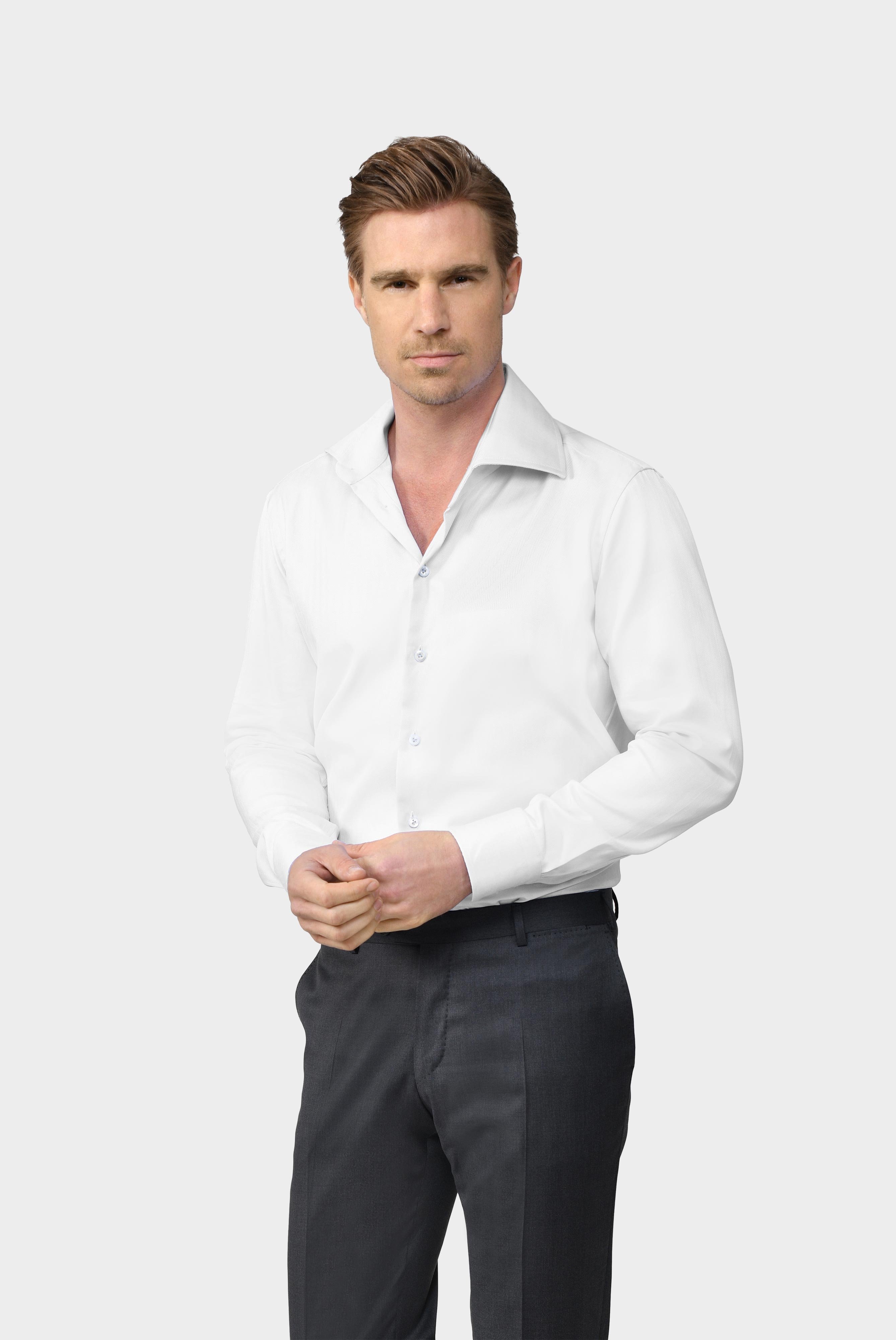 Business Hemden+Twill Hemd mit Fischgrat Tailor Fit+20.2020.AV.102501.000.37