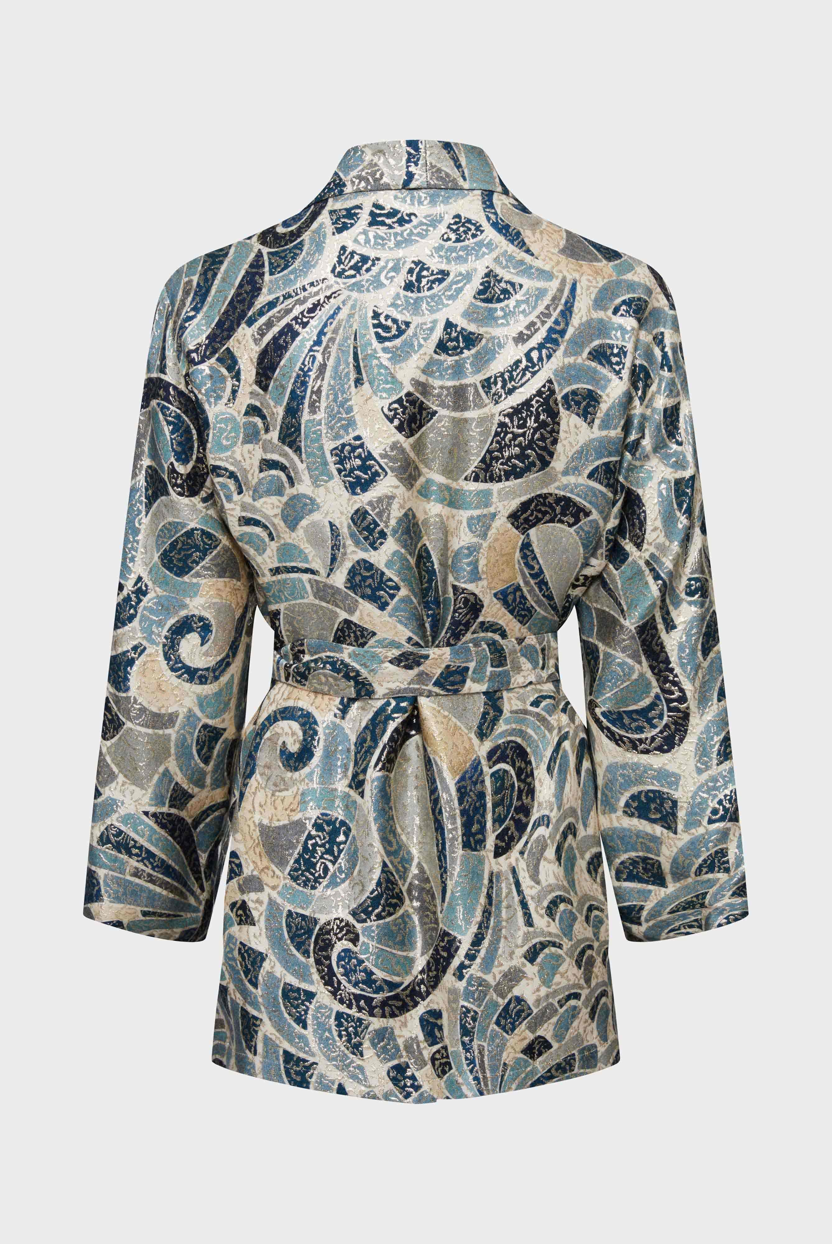 Blazer+Kimono mit glänzendem Ornament Druck+05.658C..H71573.840.32