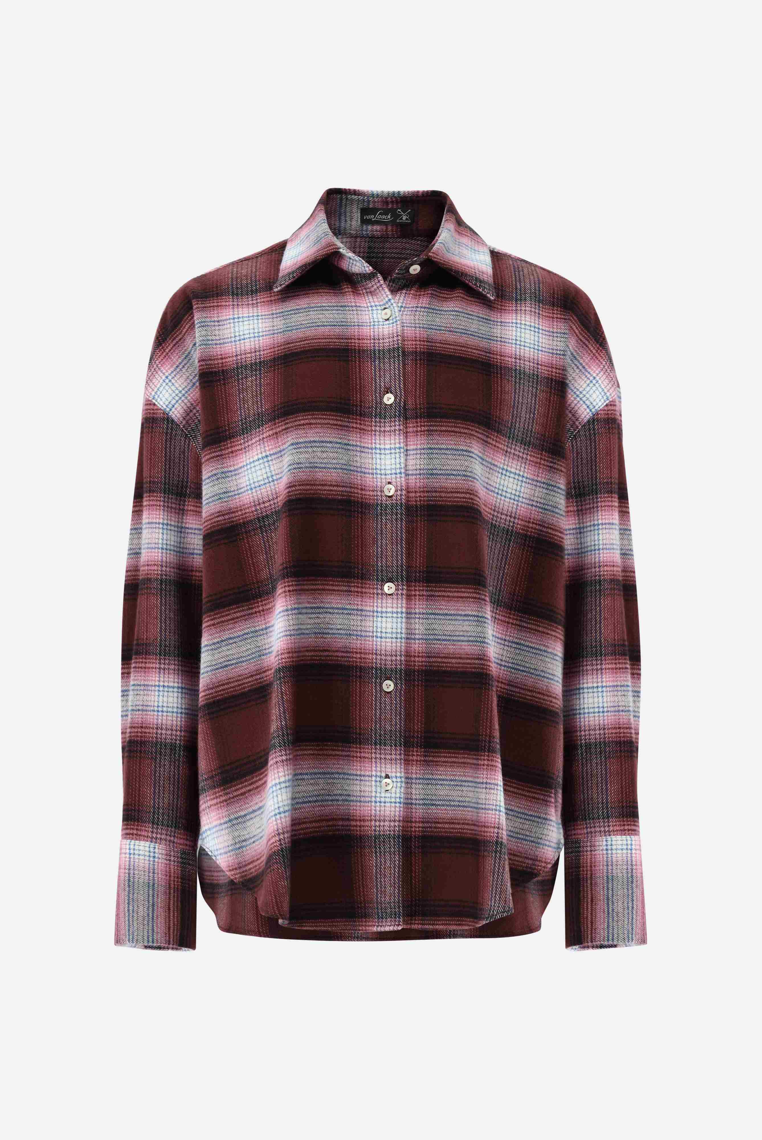 Hemdbluse kariert aus Flanell günstig online kaufen