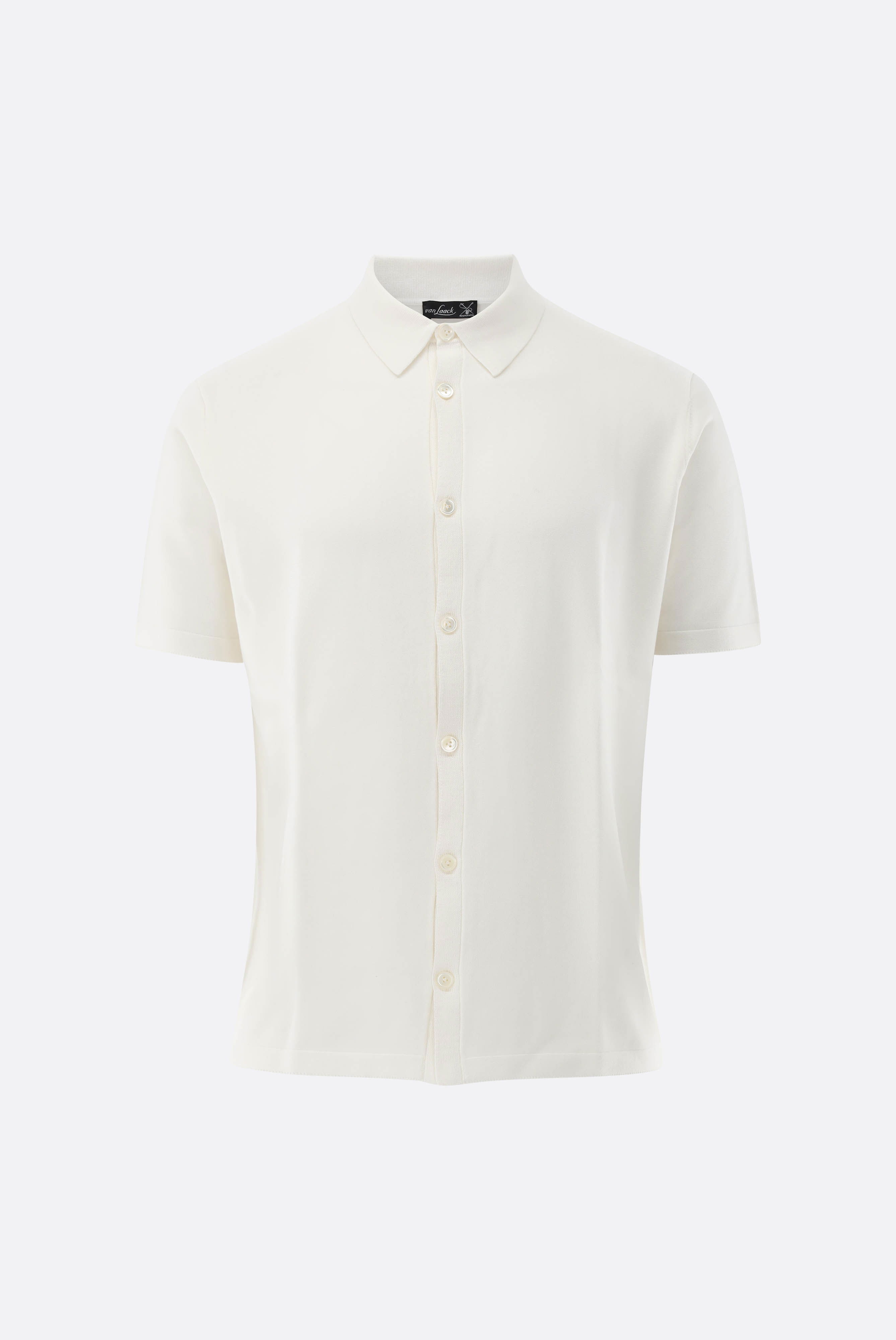 Knit Shirt with short sleeves in Air Cotton