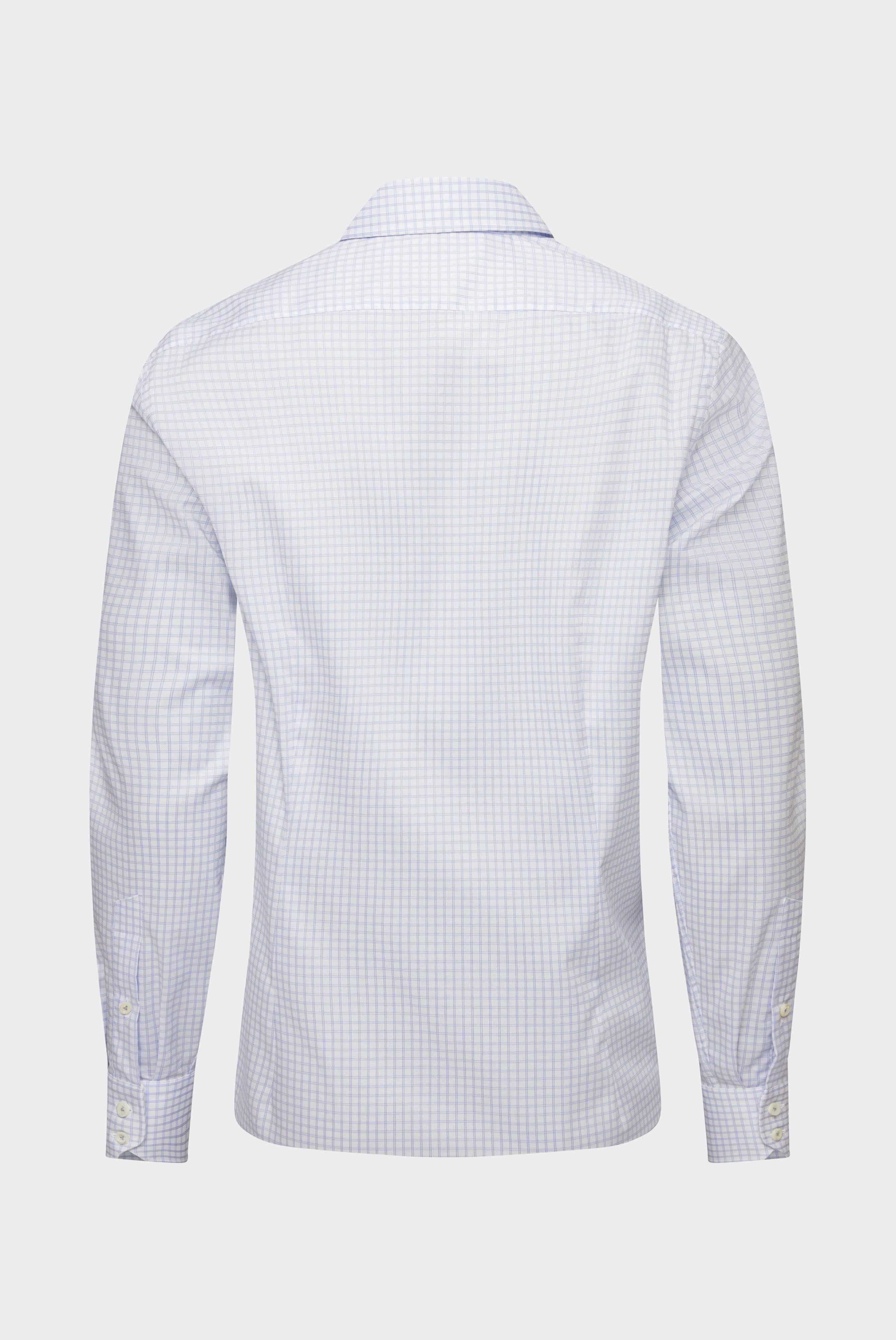 Easy Iron Shirts+Wrinkle Free Checkeed Business Shirt Slim Fit+20.2019.BQ.151545.720.38