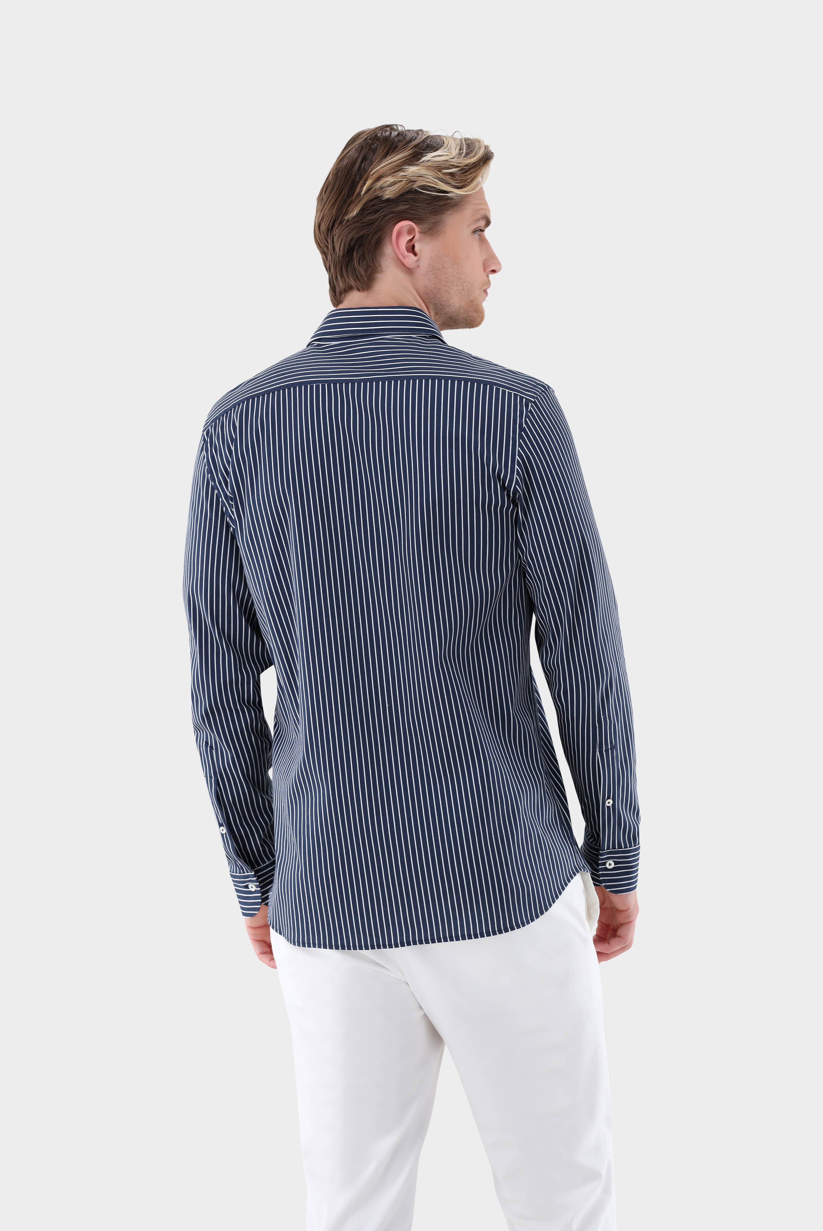 Jersey Shirts+Jersey Pinstripe Print Shirt in Swiss Cotton+20.1683.WI.187755.790.S