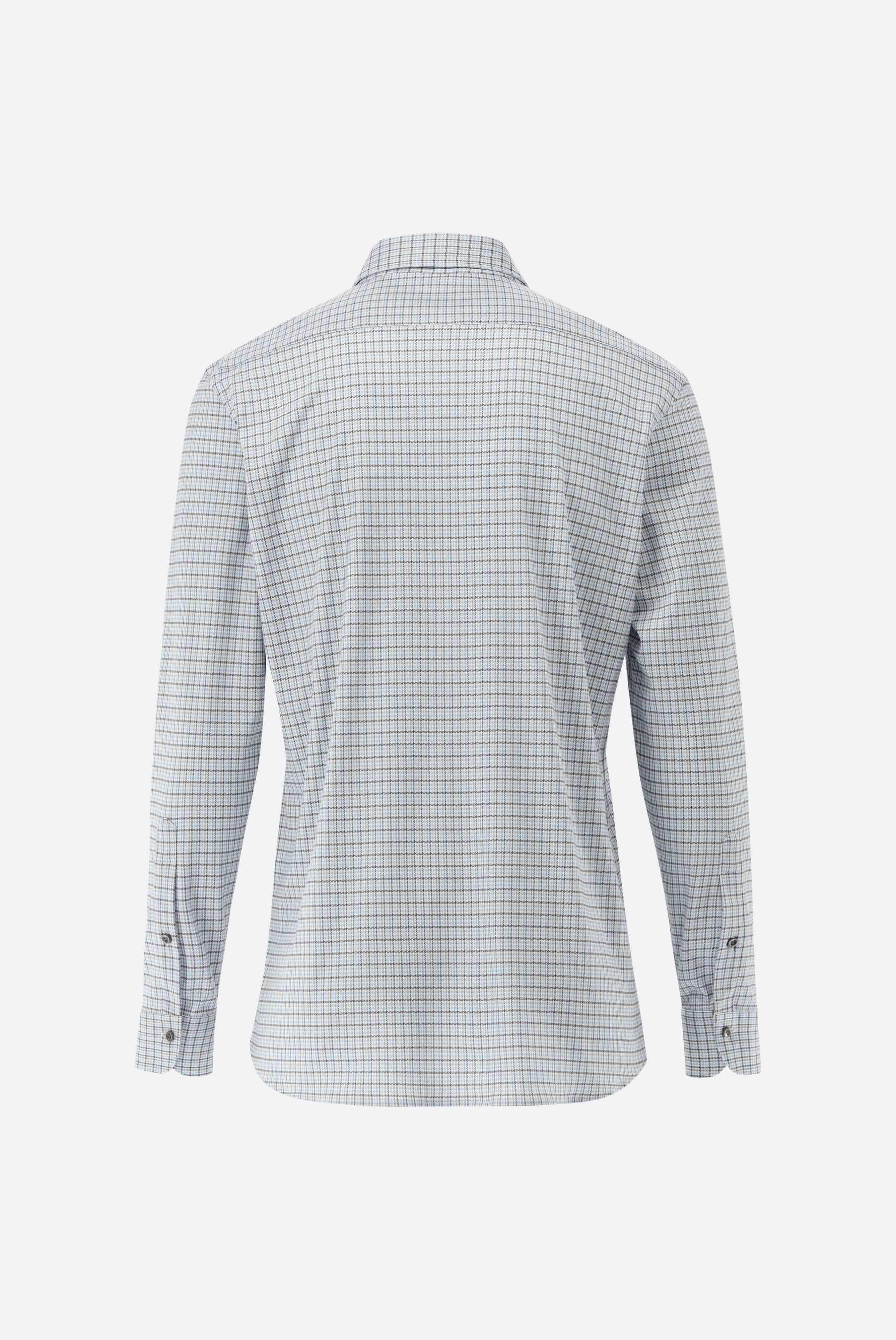 Jersey shirt made of Swiss cotton with structure