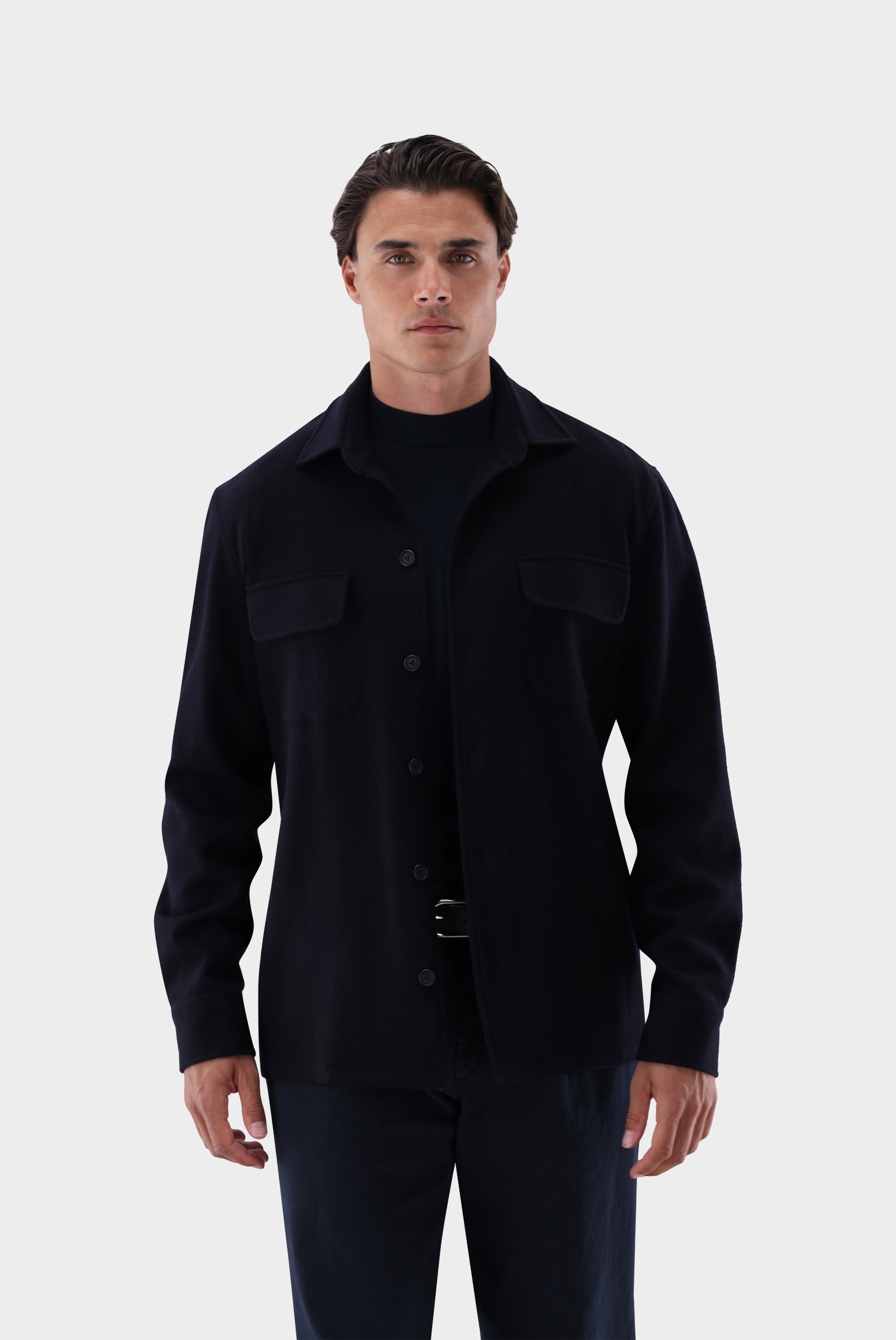 Flanell Overshirt mit Brusttaschen