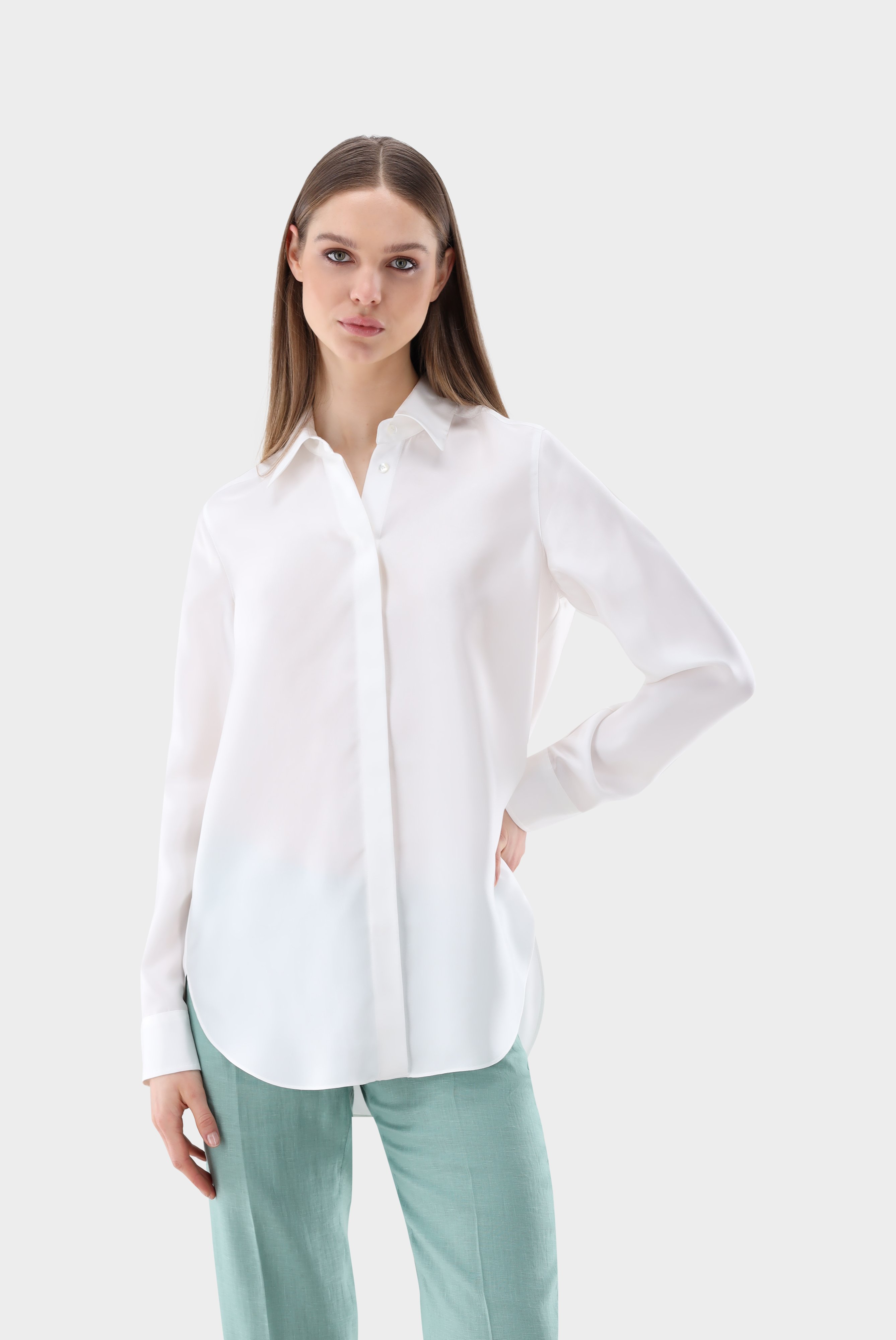 Festive blouses+Shirt Blouse in Silk+05.527O.74.Z20093.100.34