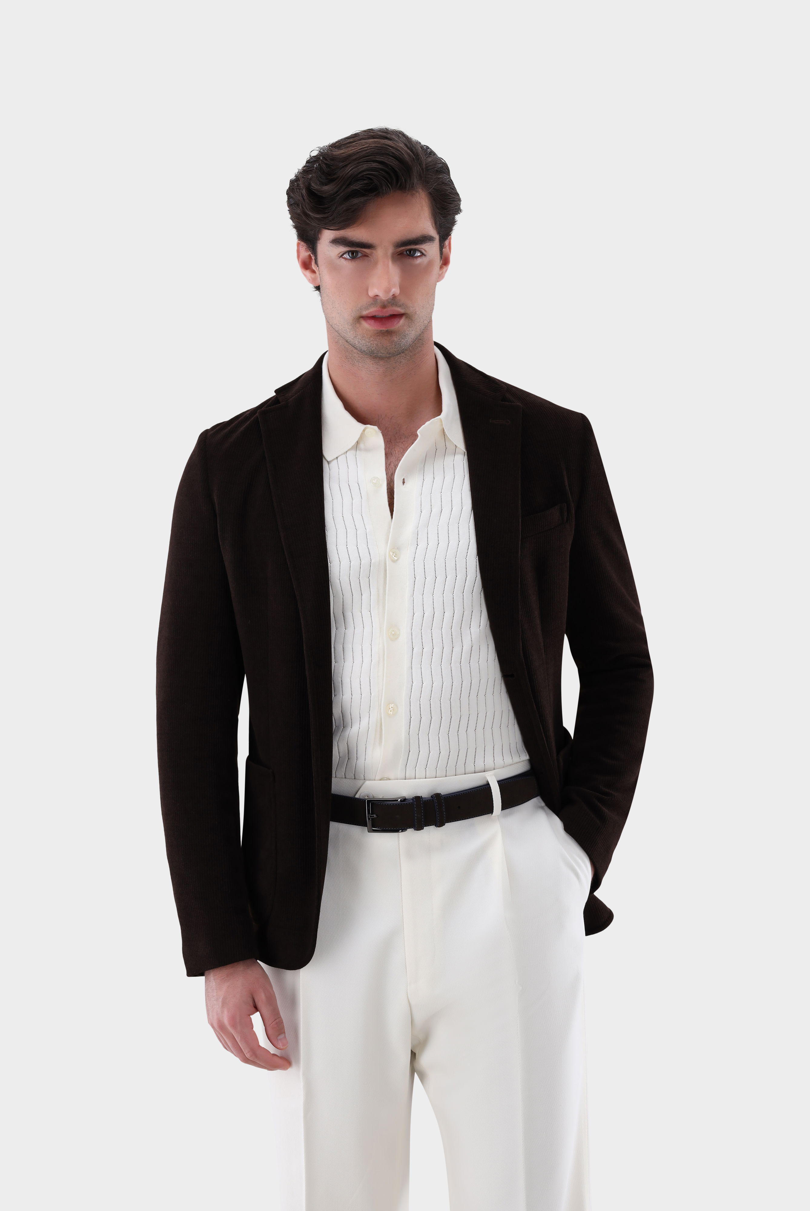 Sakko gerippt aus Samt