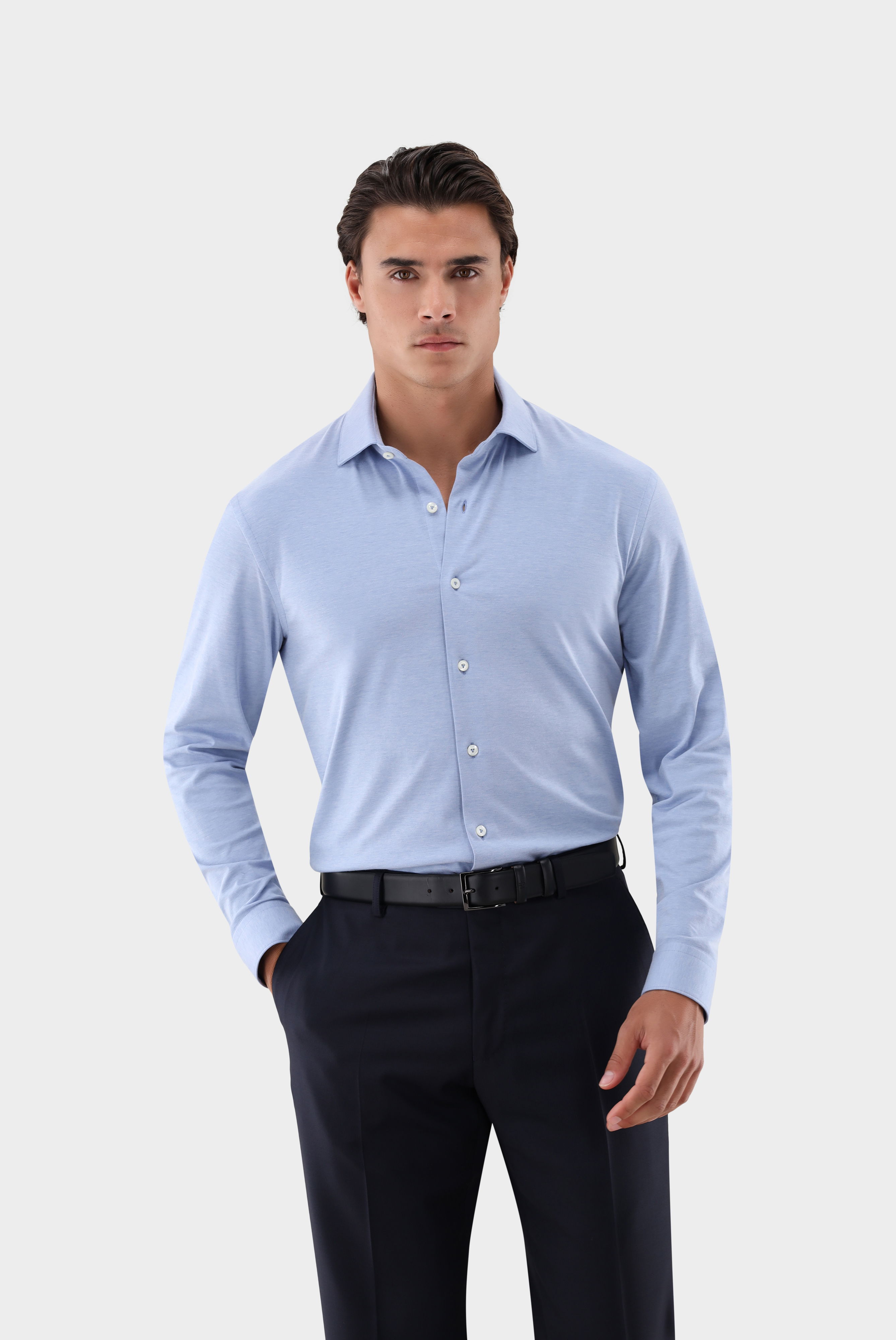 Hemd mit 4-Wege Stretch Slim Fit