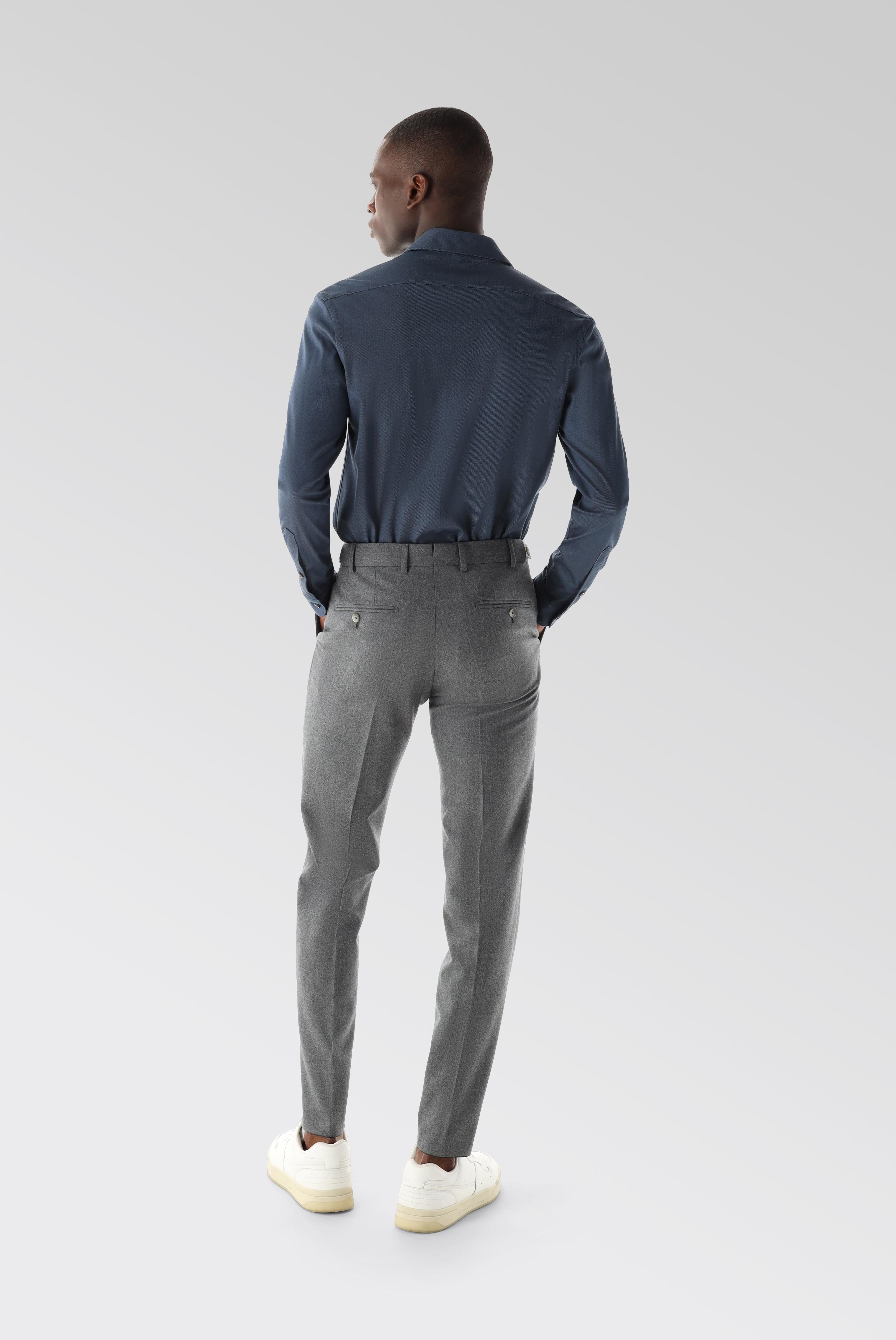 Casual Shirts+Jersey Shirt with a Twill Print Tailor Fit+20.1683.UC.187749.782.M