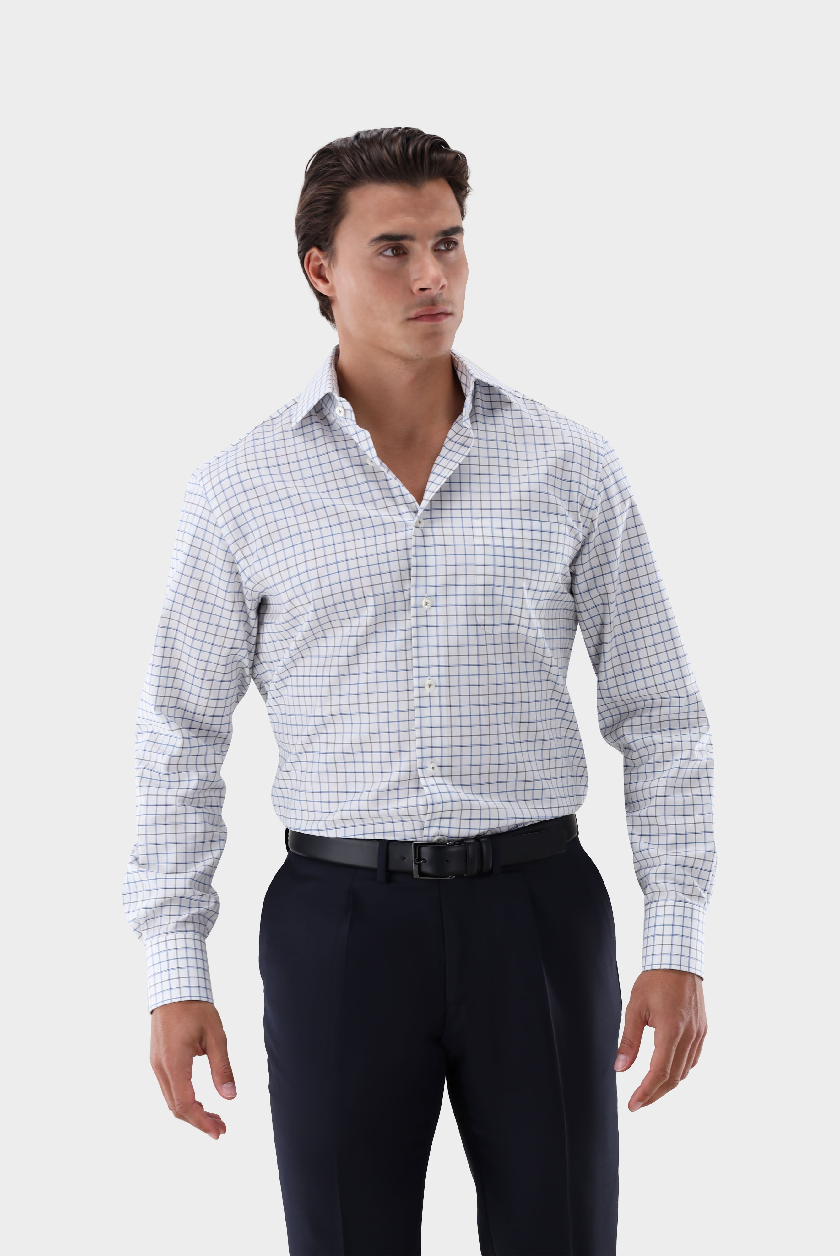 Businesshemd kariert Comfort Fit