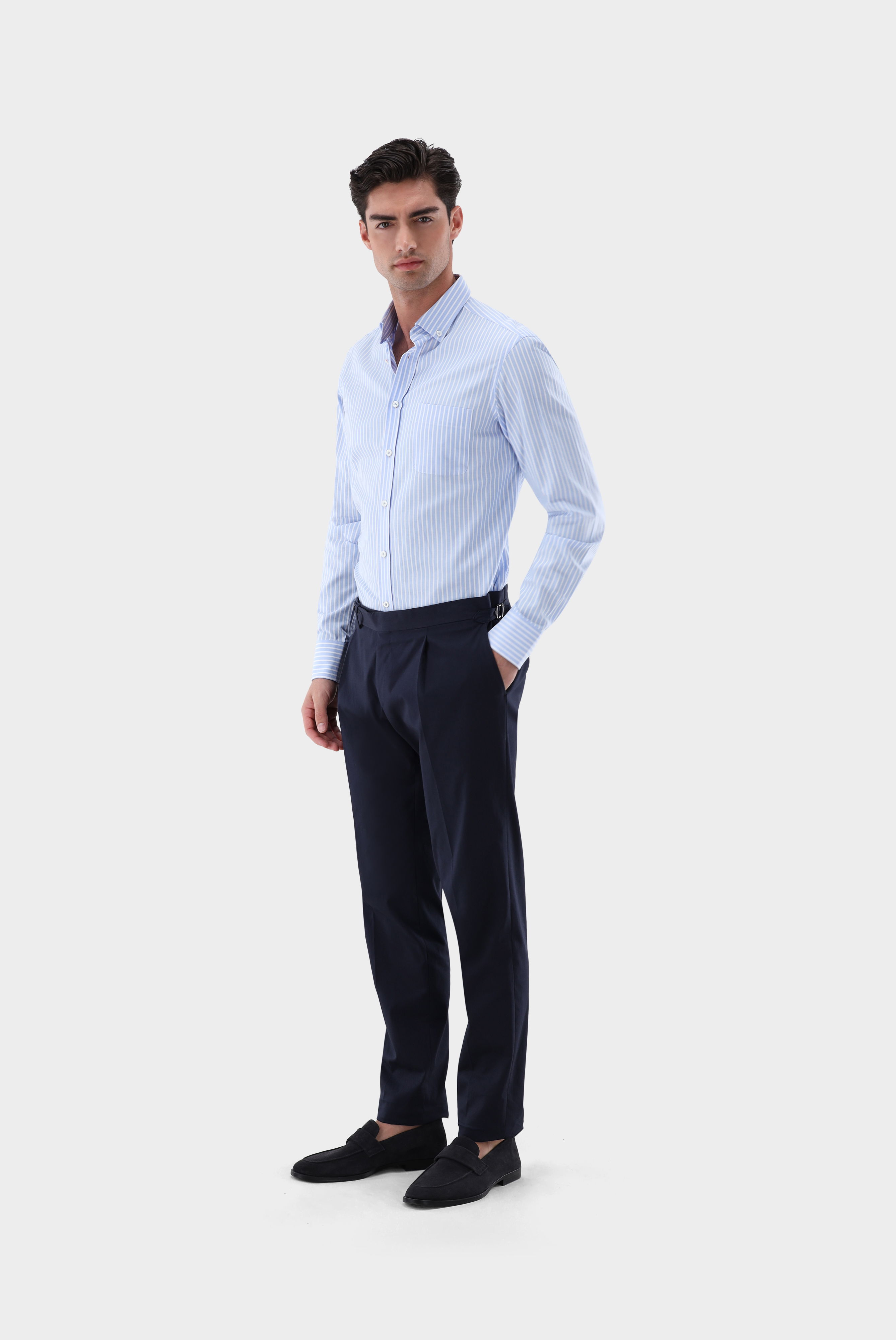 Oxfordhemd gestreift Slim Fit günstig online kaufen