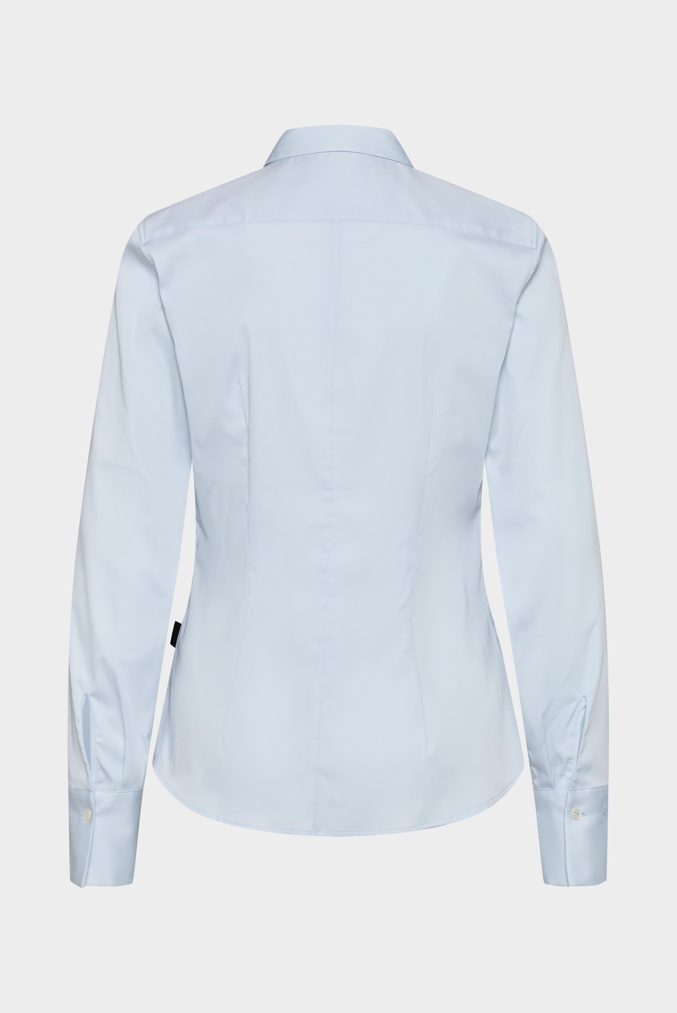 Business Blouses+Stretchy blouse with a herringbone band+05.501R.FK.130830.710.34