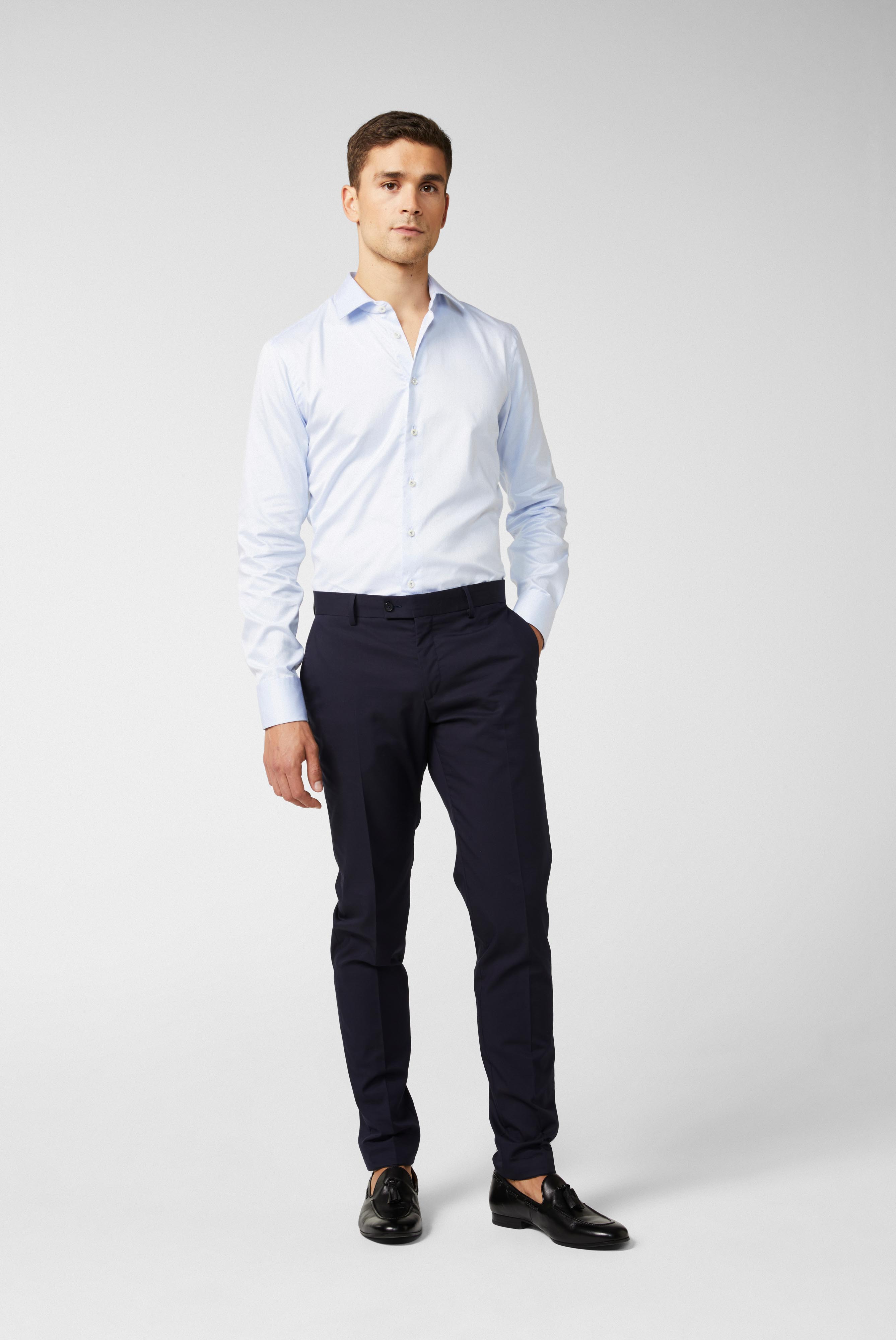 Twill Hemd Tailor Fit günstig online kaufen