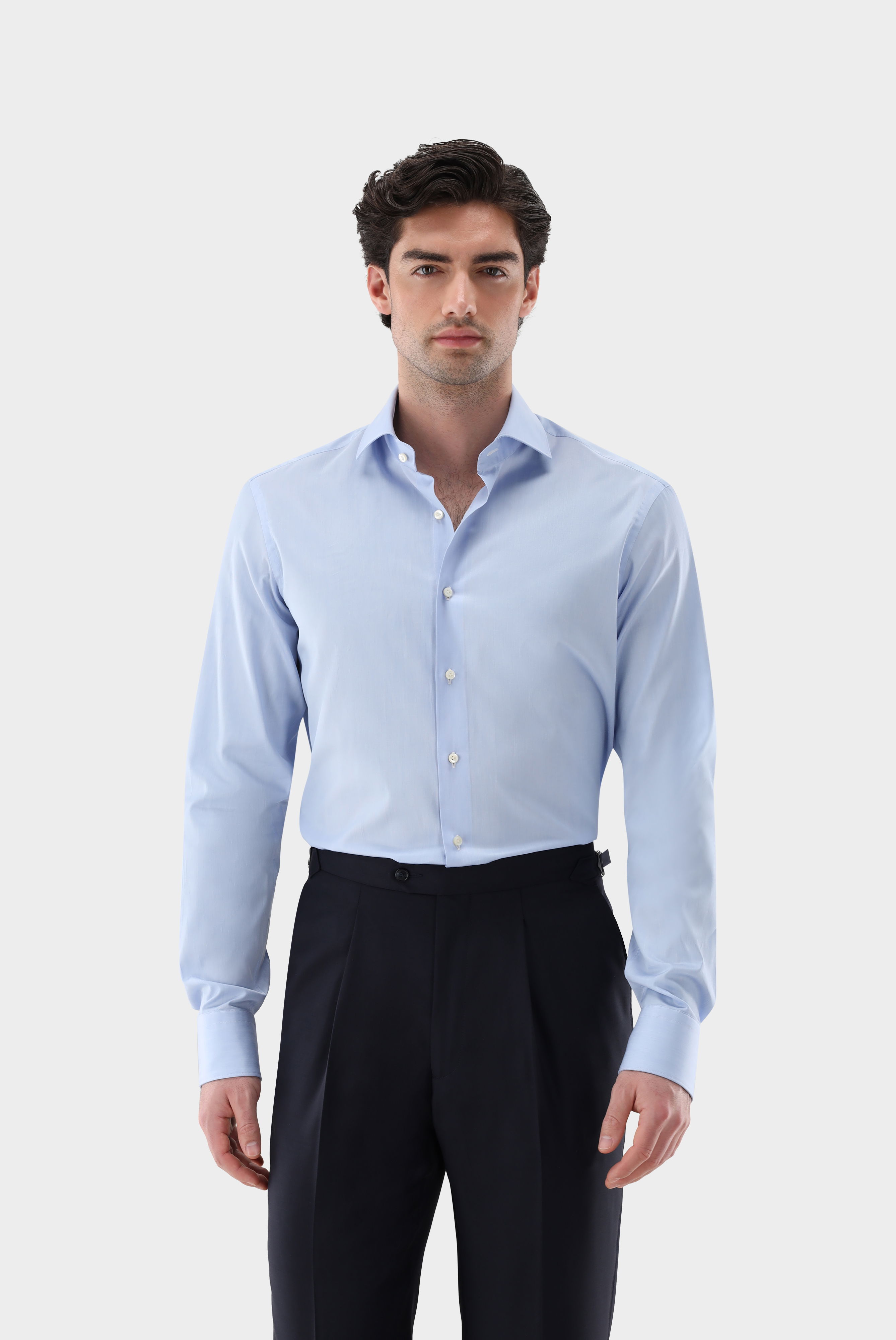 Hemd mit Extralangem Arm und mit Haifischkragen