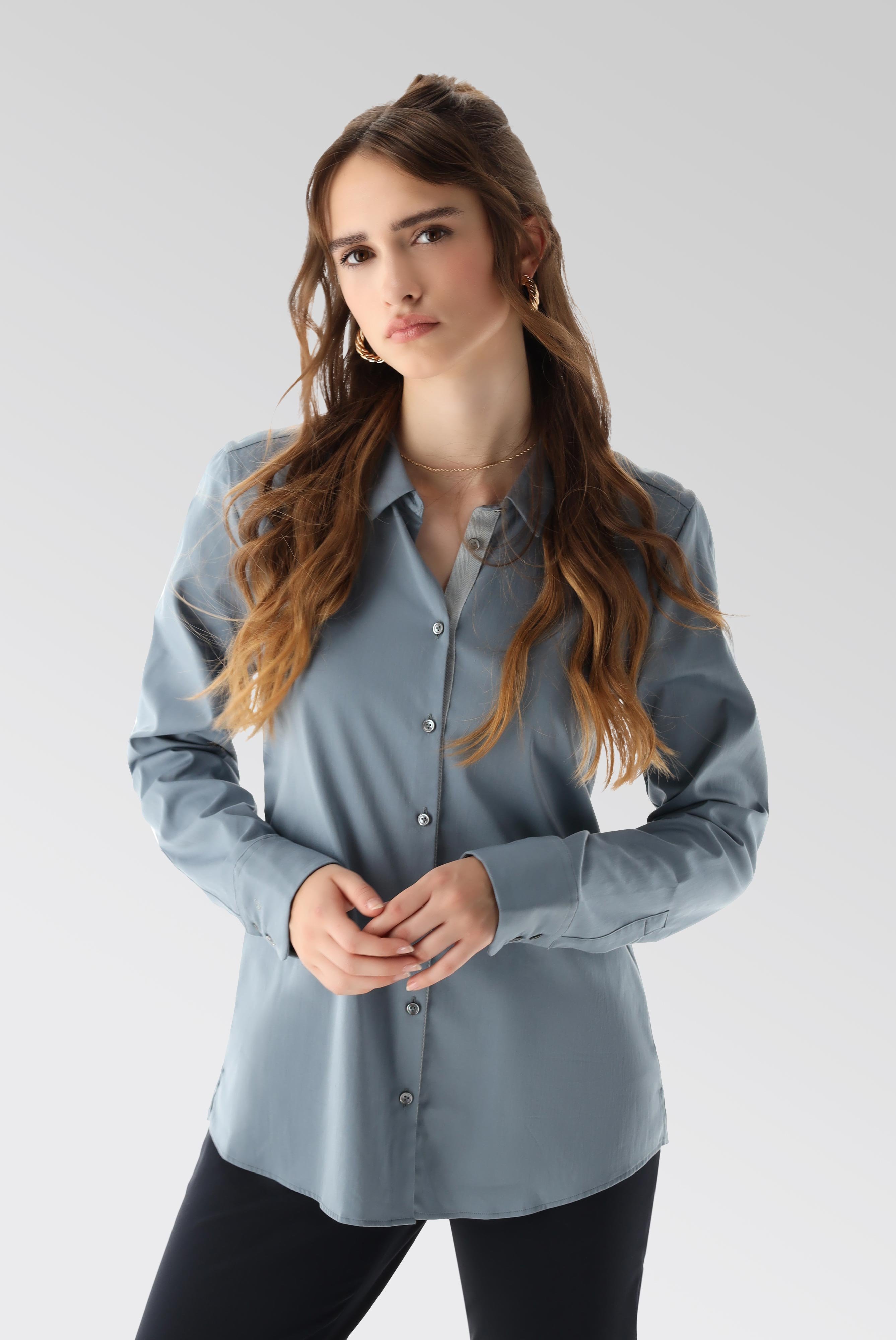 Casual Blouses+Shirt with tape at button placket+05.511Z.24.130830.770.34