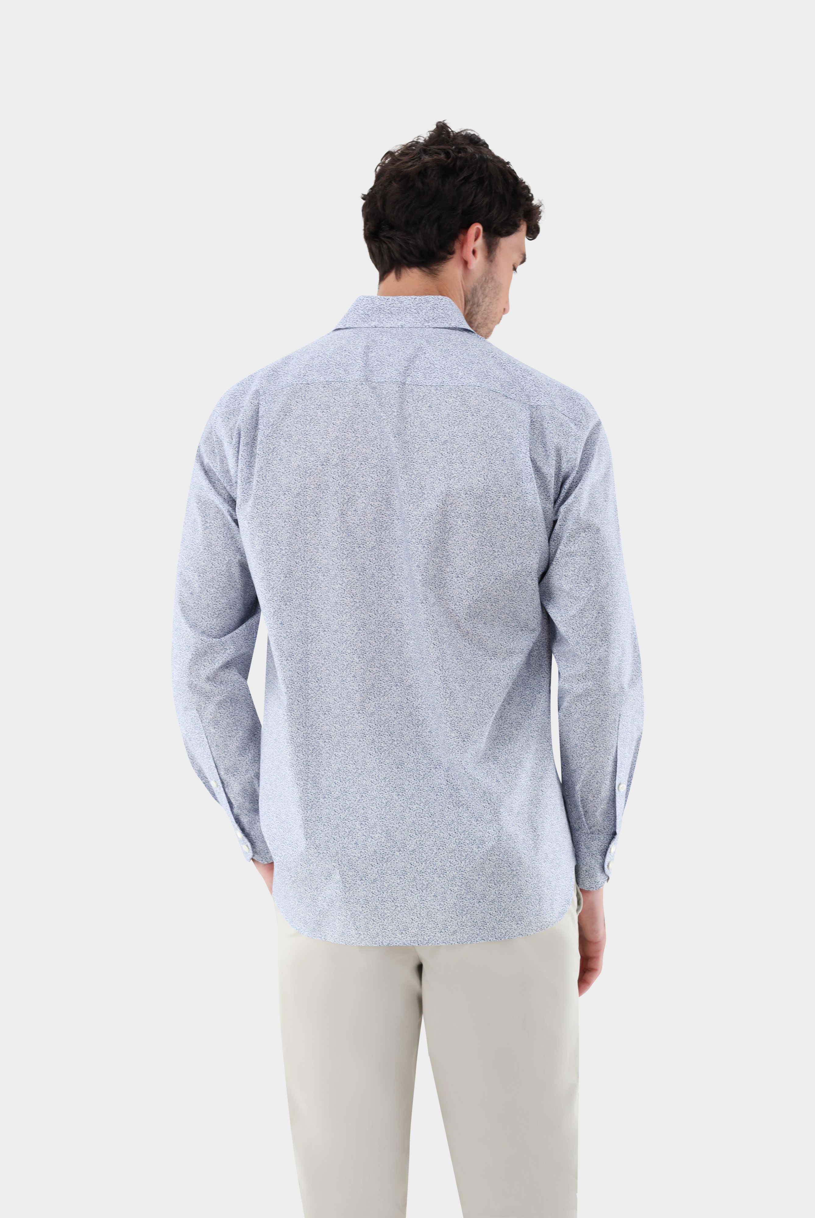Casual Hemden+Hemd mit Mikro Druck Comfort Fit+20.2021.AV.170363.007.40