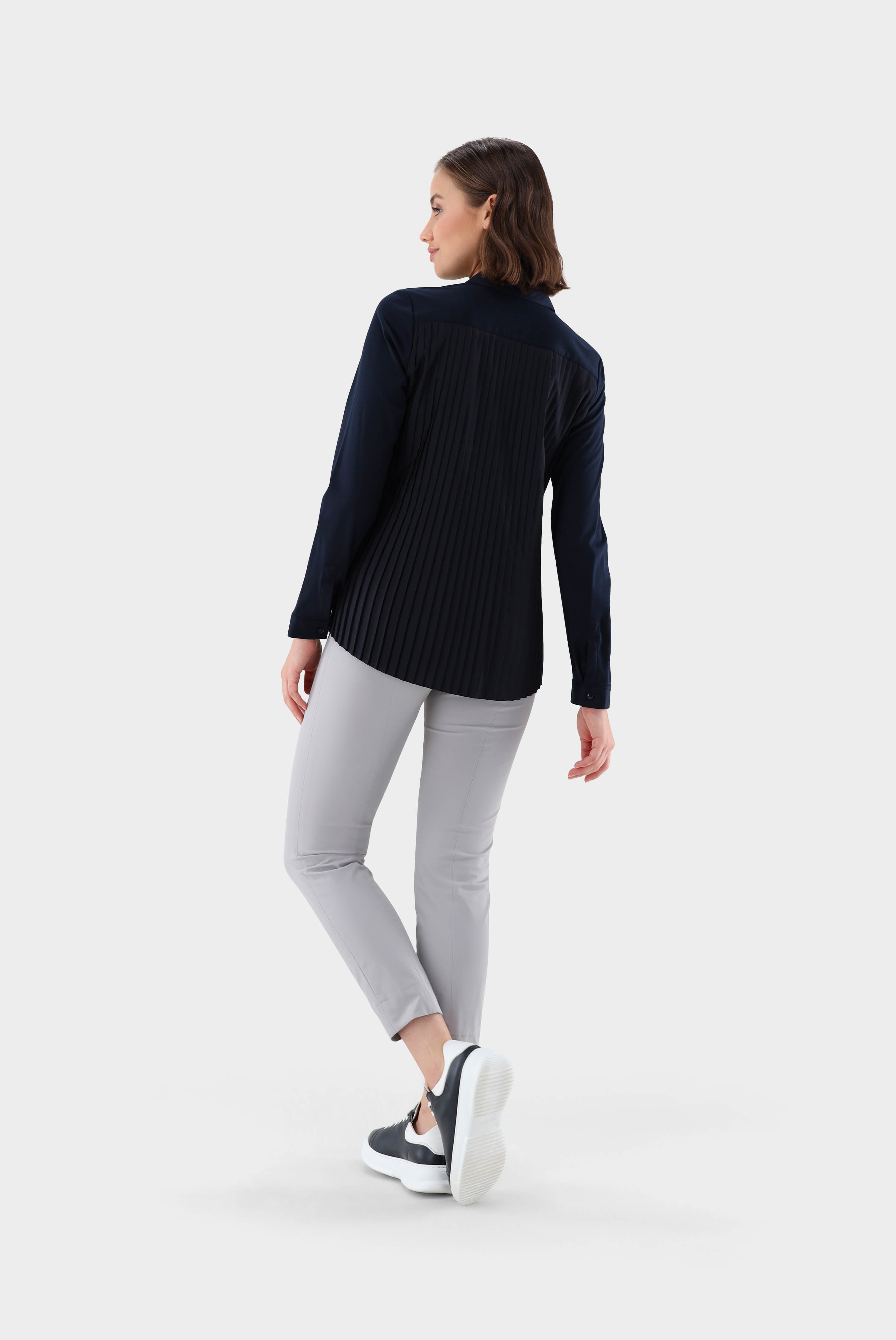 Jersey Blouses+Swiss Cotton Blouse with Pleated Back+05.6703.18.180031.790.46