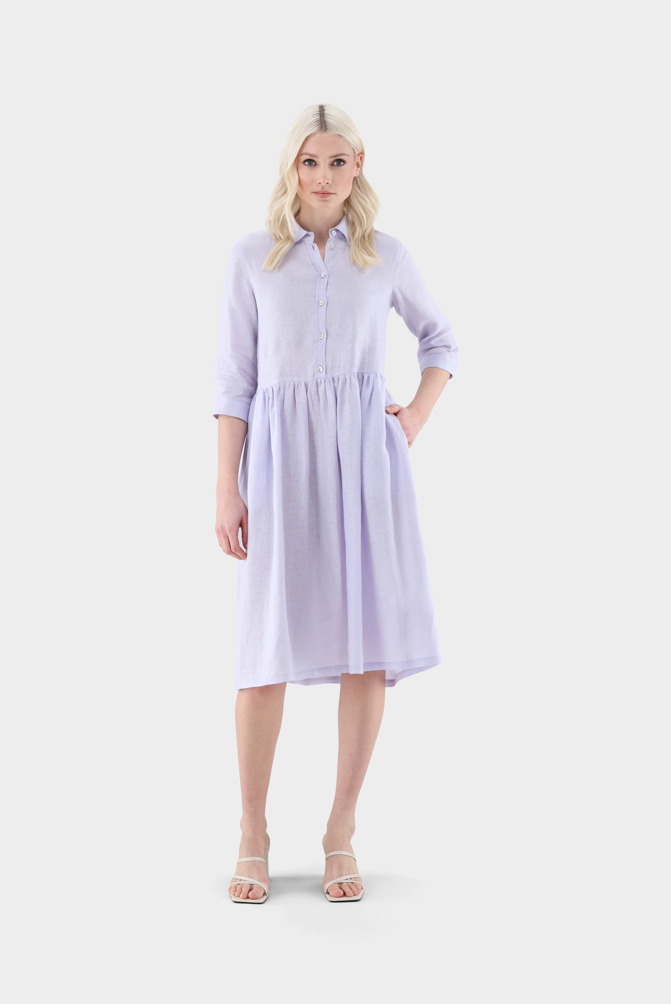 Kleider & Röcke+Hemdblusenkleid aus Leinen+05.658Y.07.150555.610.40