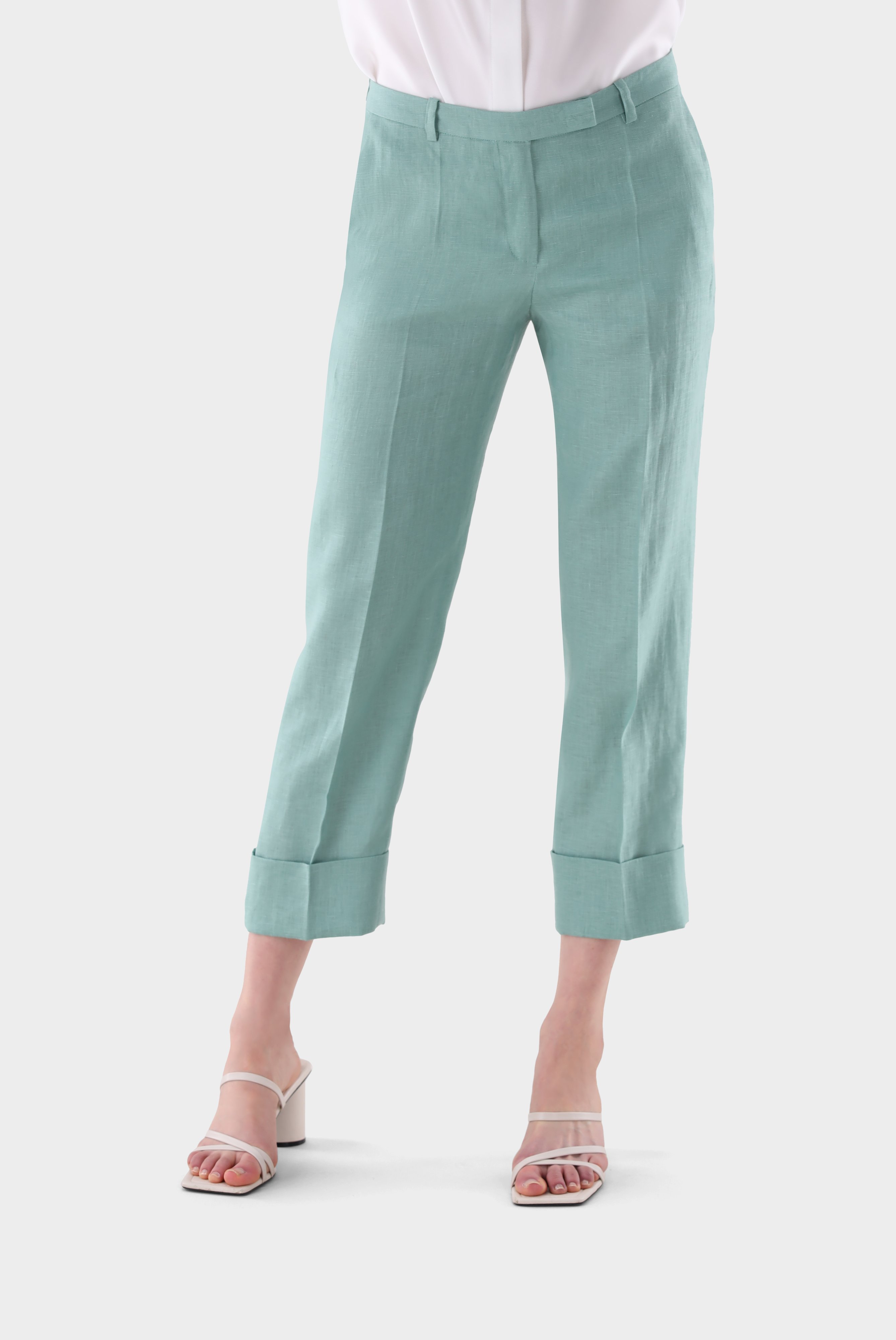 Linen Pants with Cuff