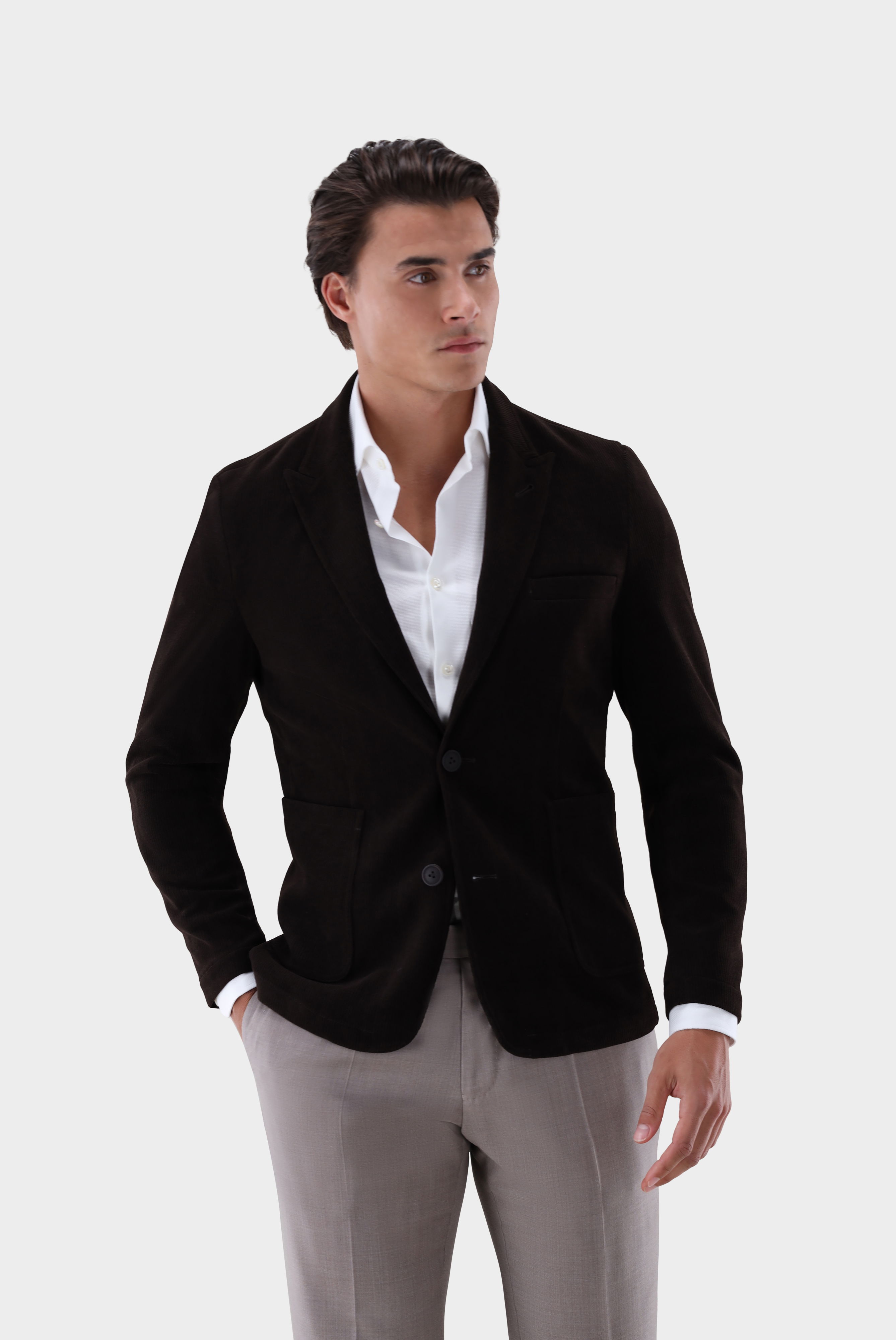 Sakko gerippt aus Samt