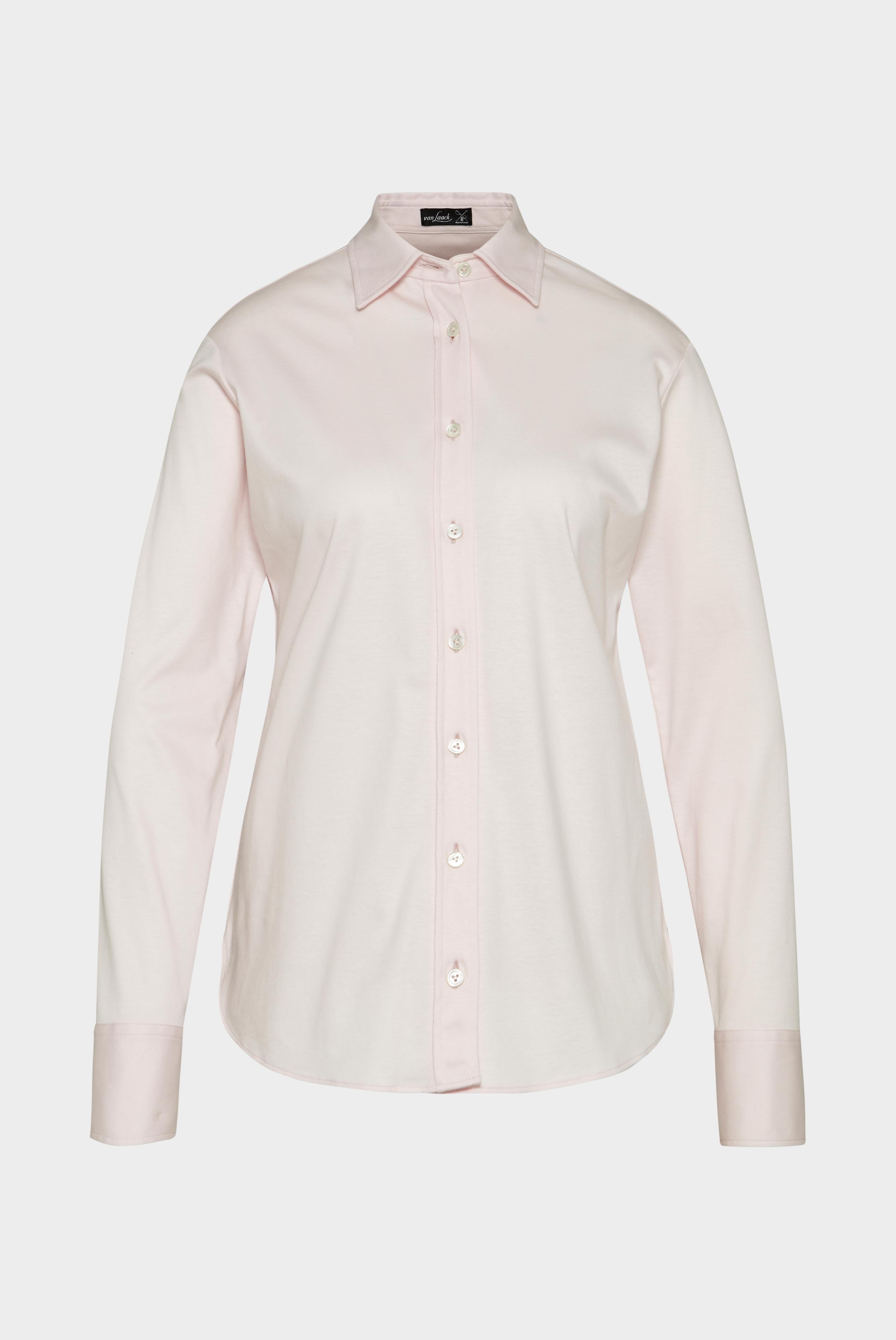 Casual Blusen+Taillierte Jersey Hemdbluse aus Schweizer Baumwolle+05.603Y..180031.510.46