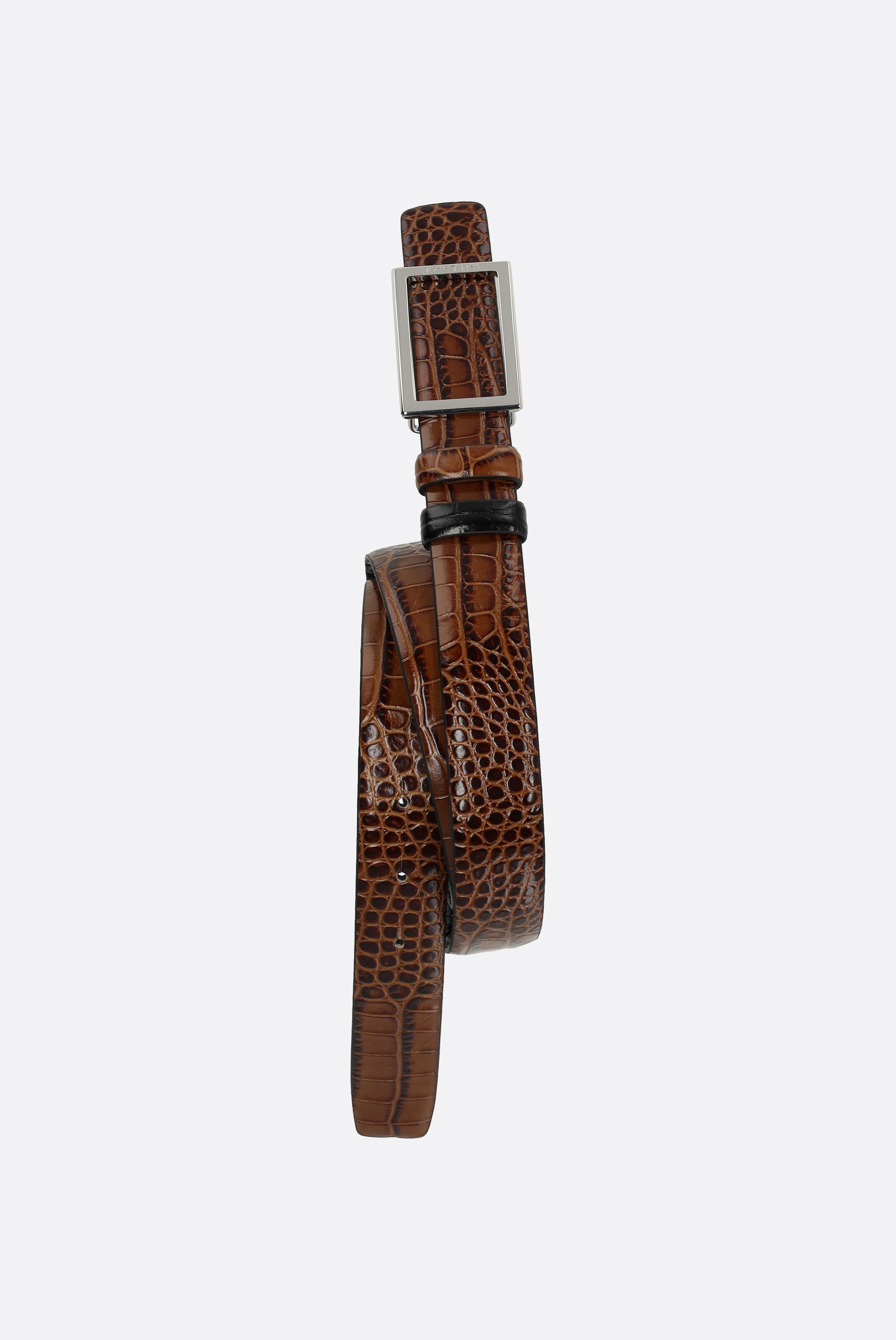Gürtel mit Kroko-Optik günstig online kaufen