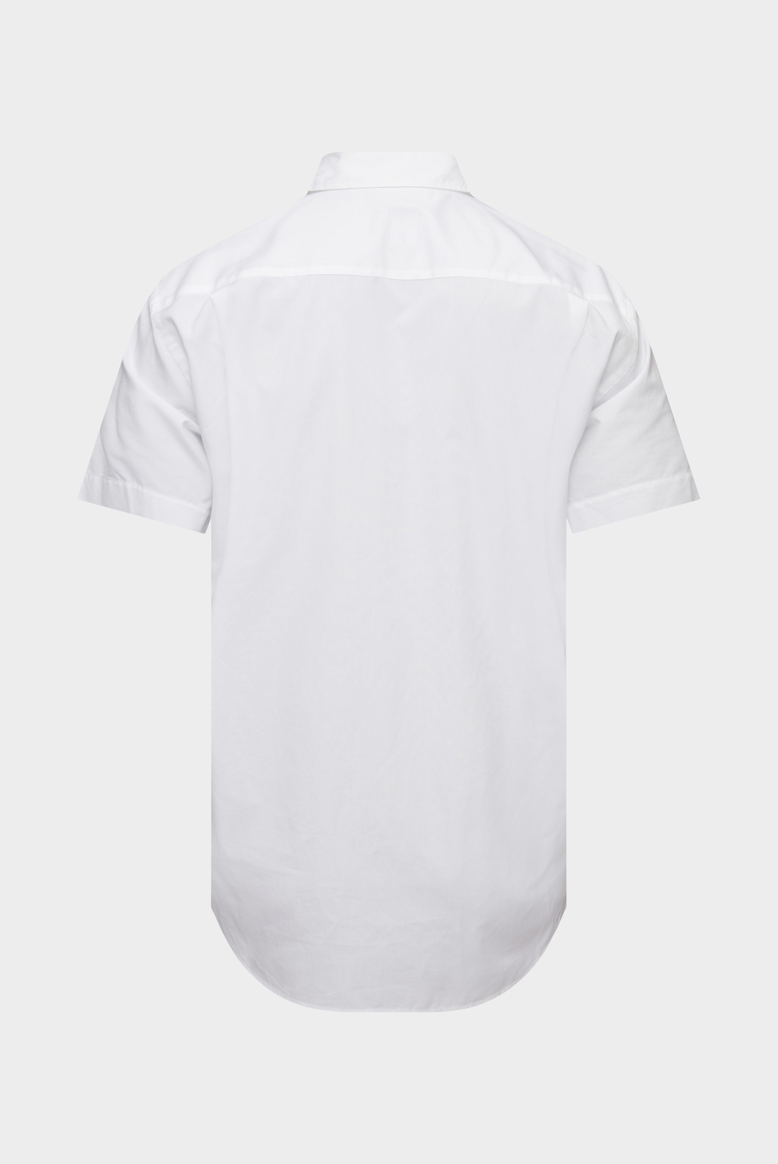 Casual Shirts+Short-sleeved shirt in dark cotton poplin+20.2056.Q2.130648.000.42