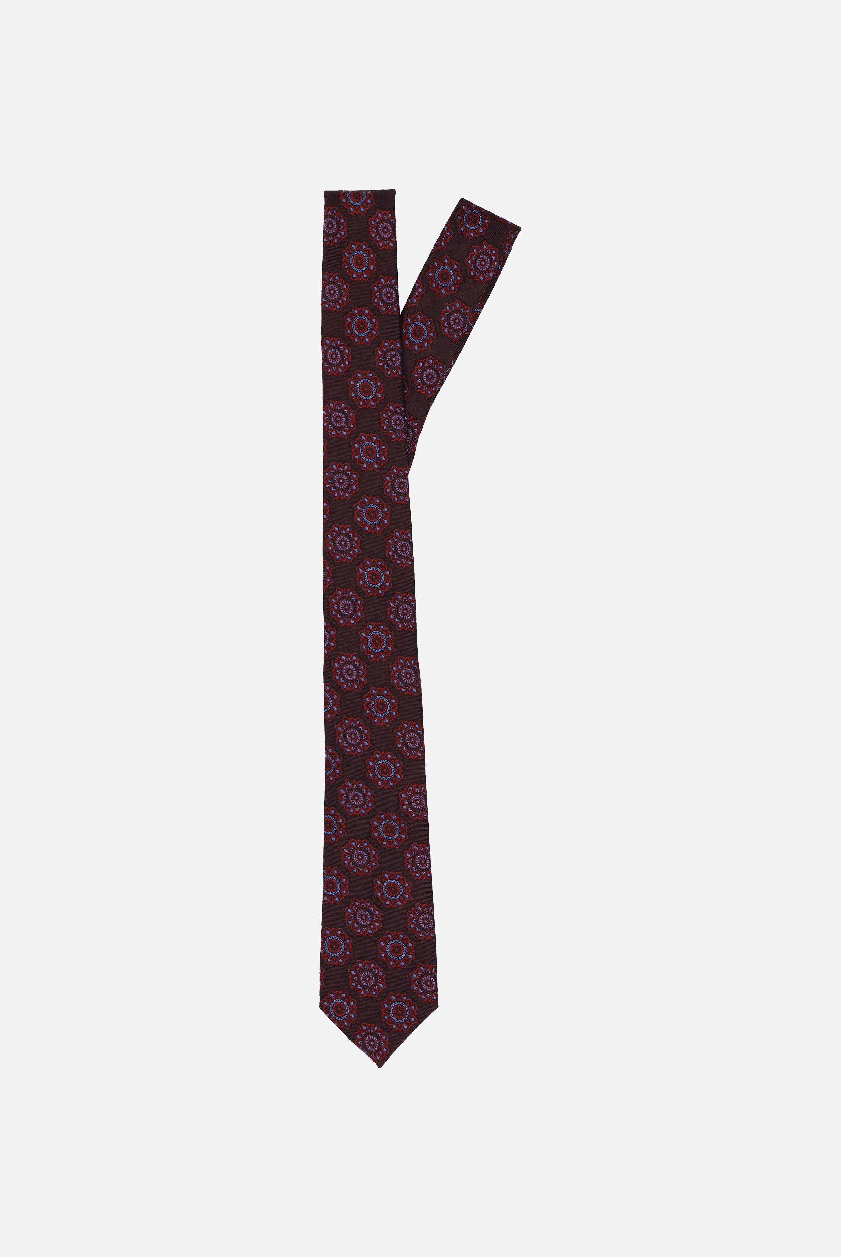 Jacquard-Krawatte mit Medaillon Druck
