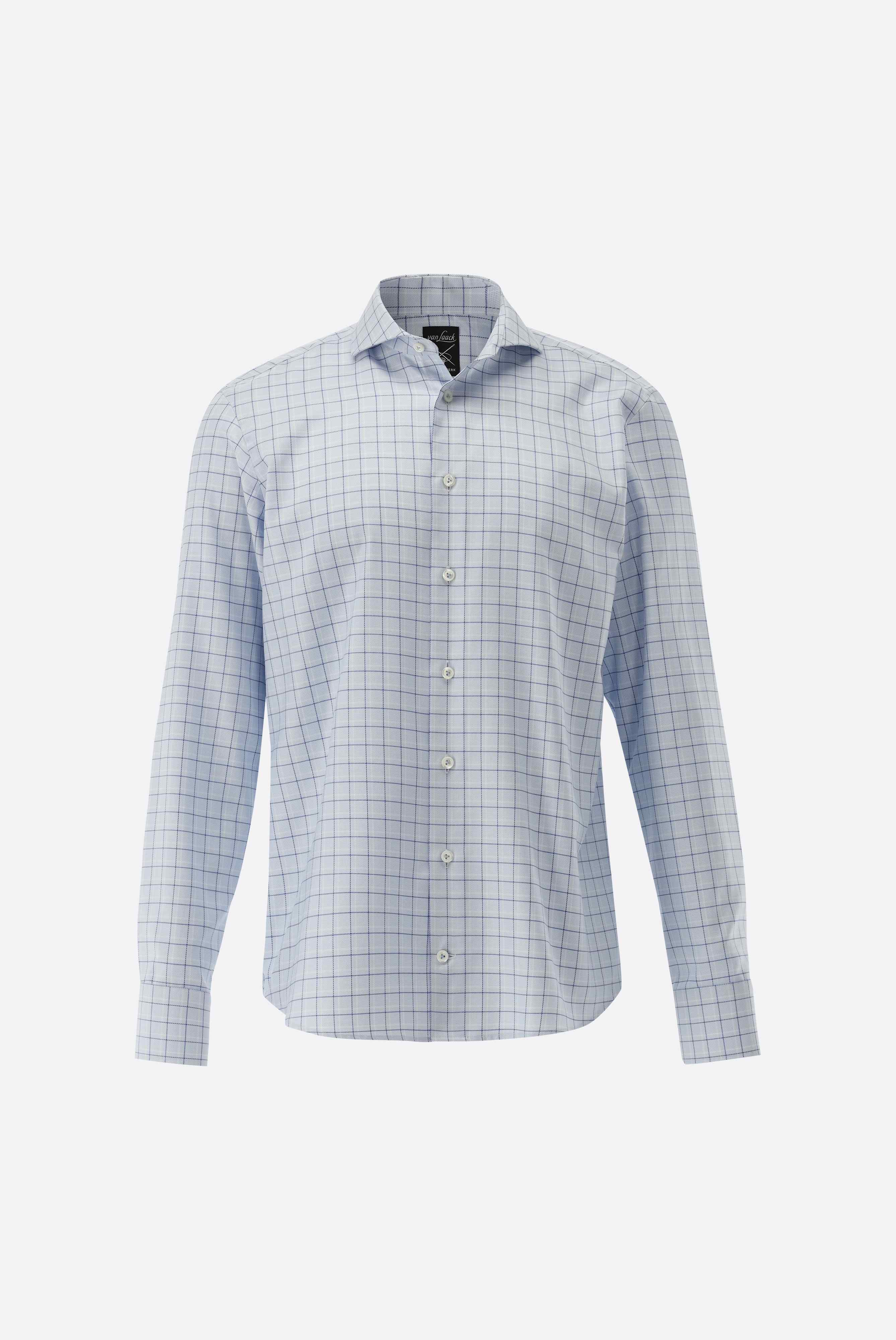 Business Shirt in Checked Twill Tailor Fit