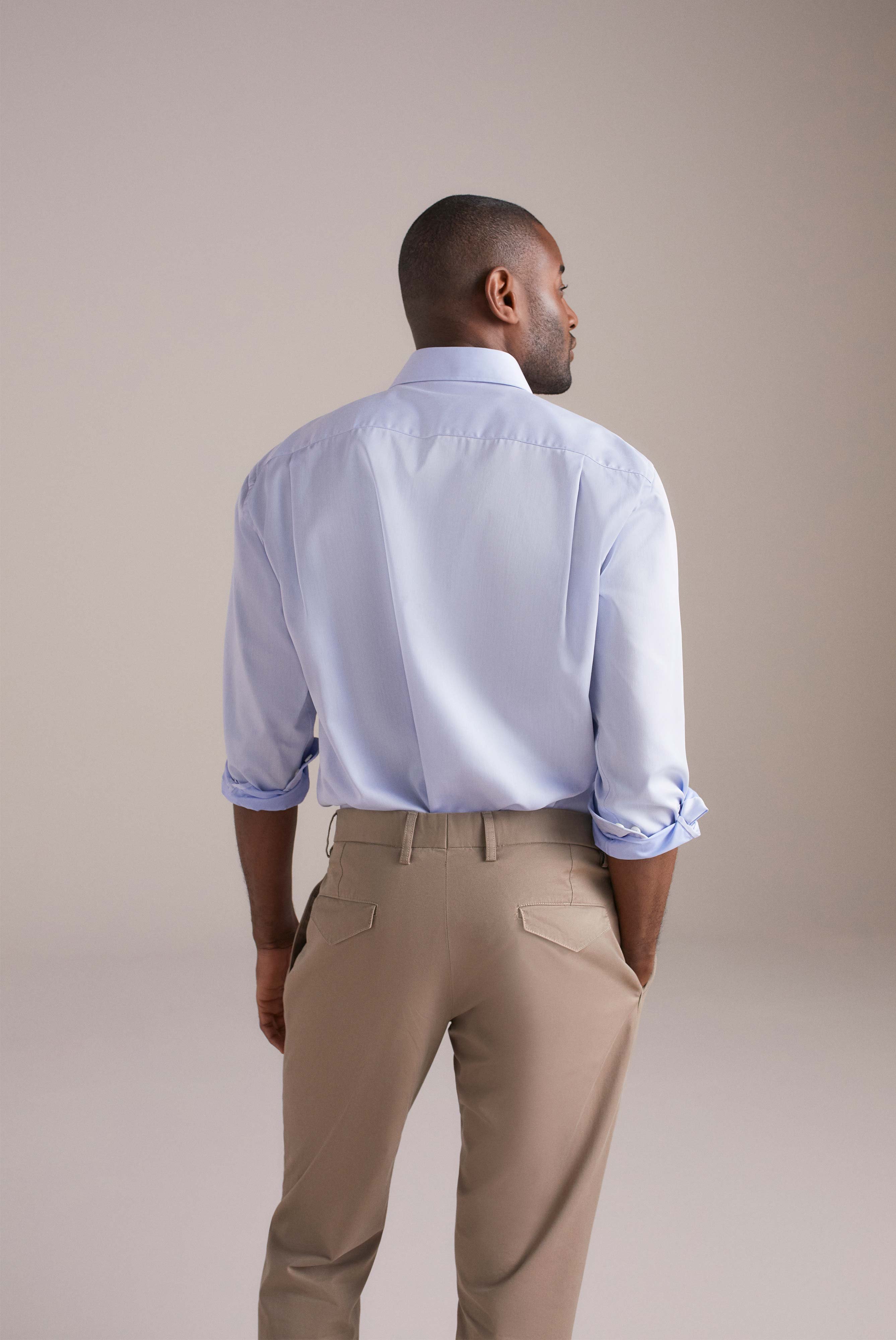 Business Shirts+Perfect Look Fine Twill Shirt with Piping Details+35.3329.OK.132241.720.43