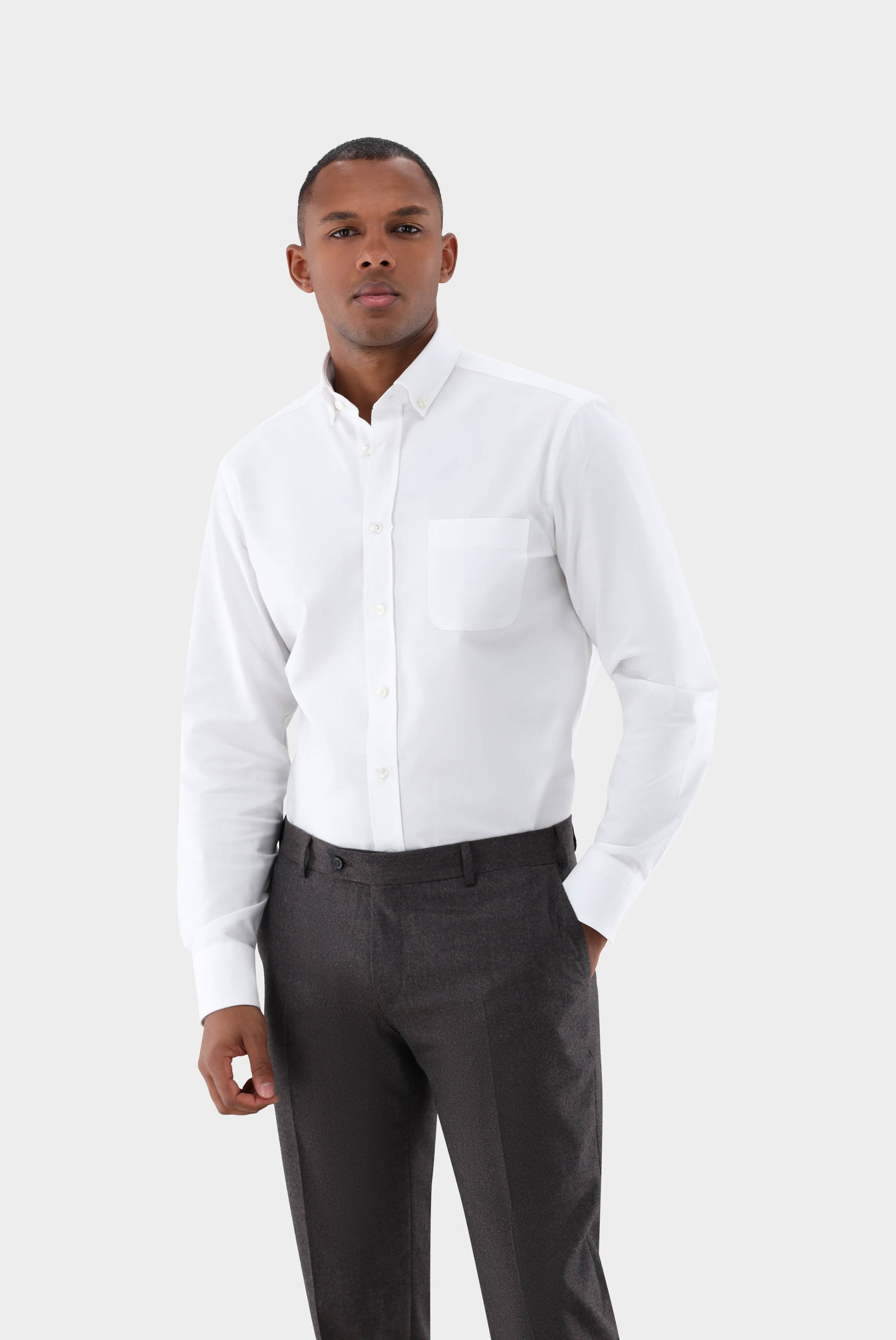Áo sơ mi Oxford (Trắng)