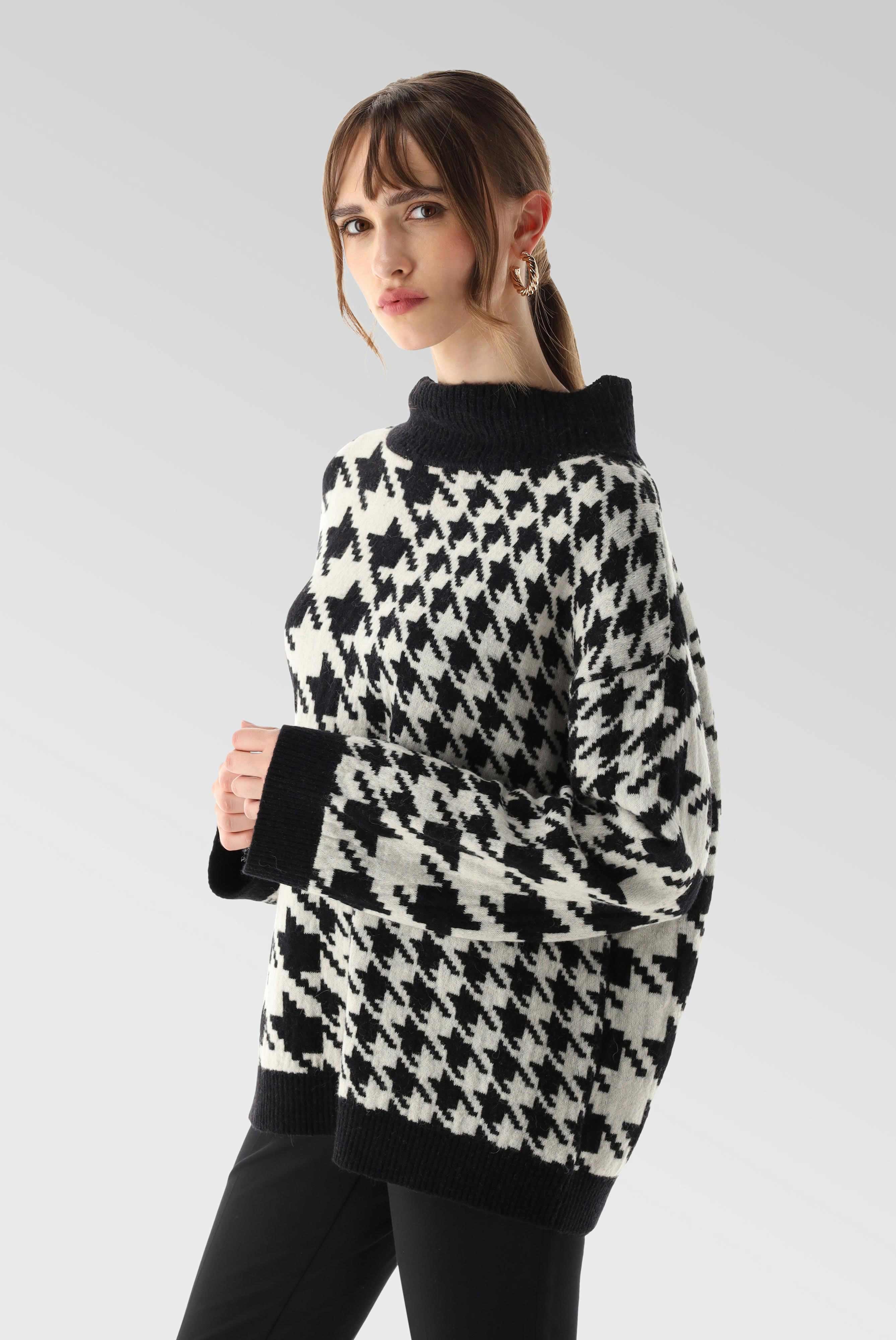 Sweaters & Cardigans+Jacquard Sweater with Alpaca+09.9944..S00225.091.XS