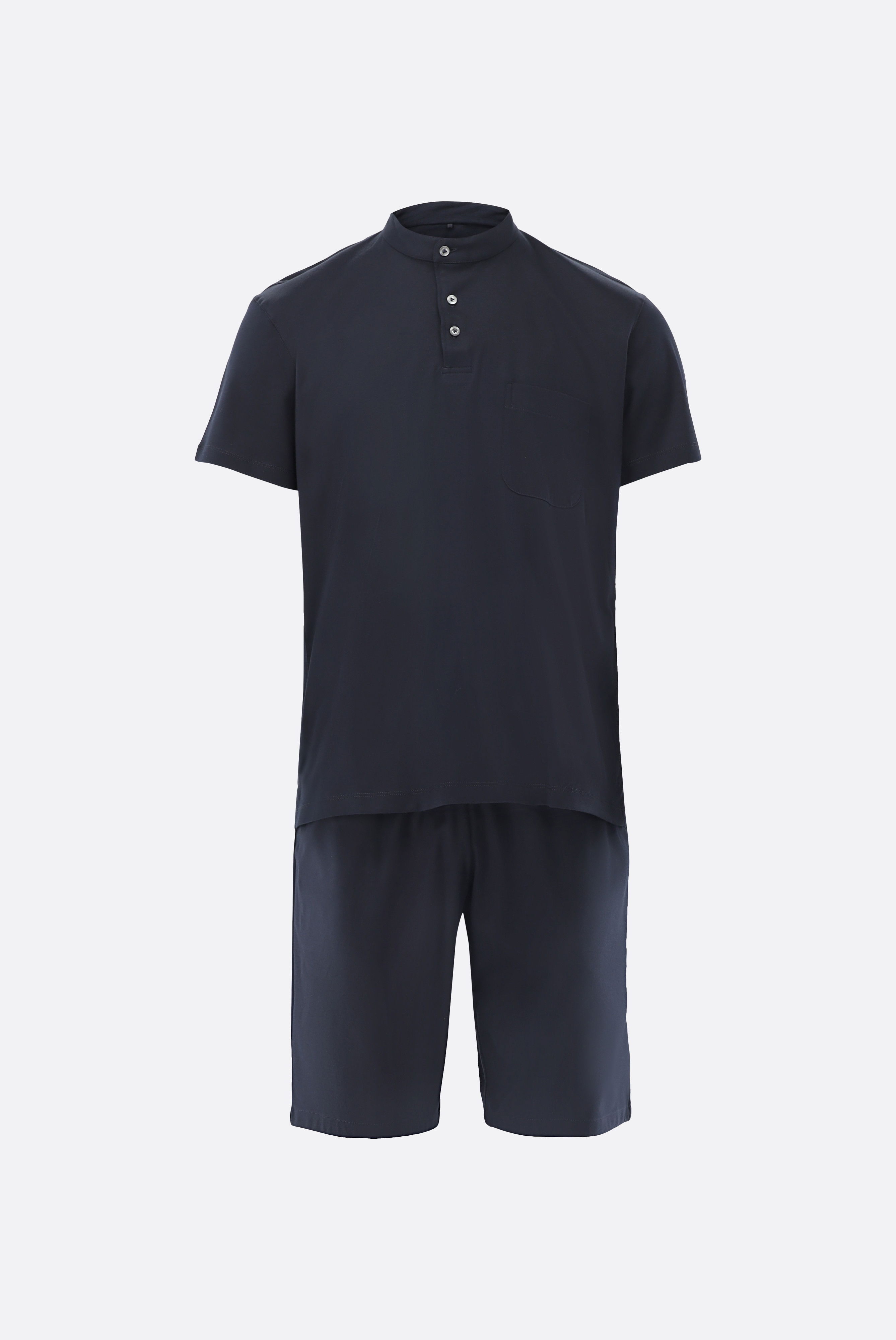 Kurzarm Jersey Schlafanzug aus Schweizer Baumwolle