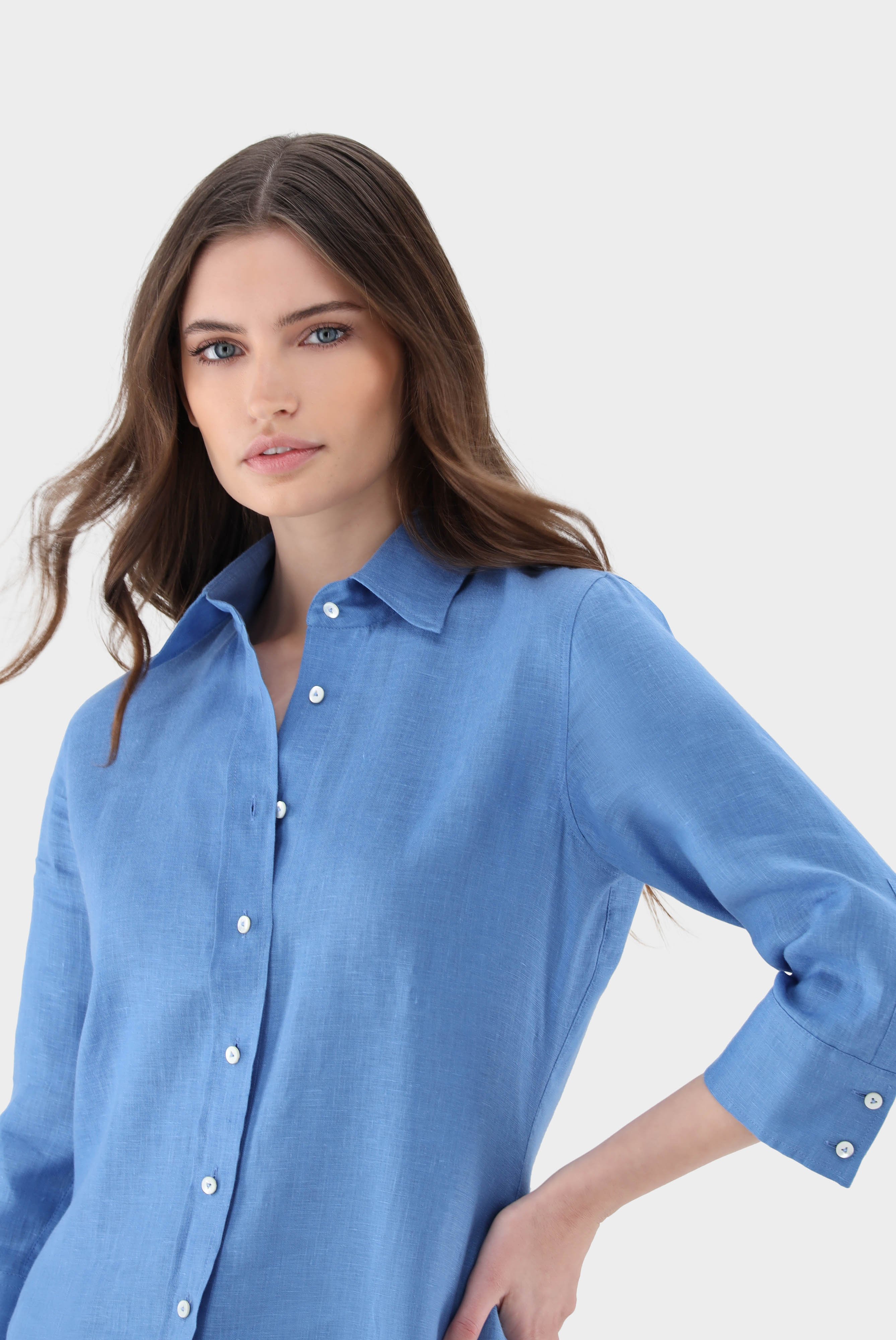 Casual Blouses+Fitted Linen Blouse+05.528S.FW.150555.740.32