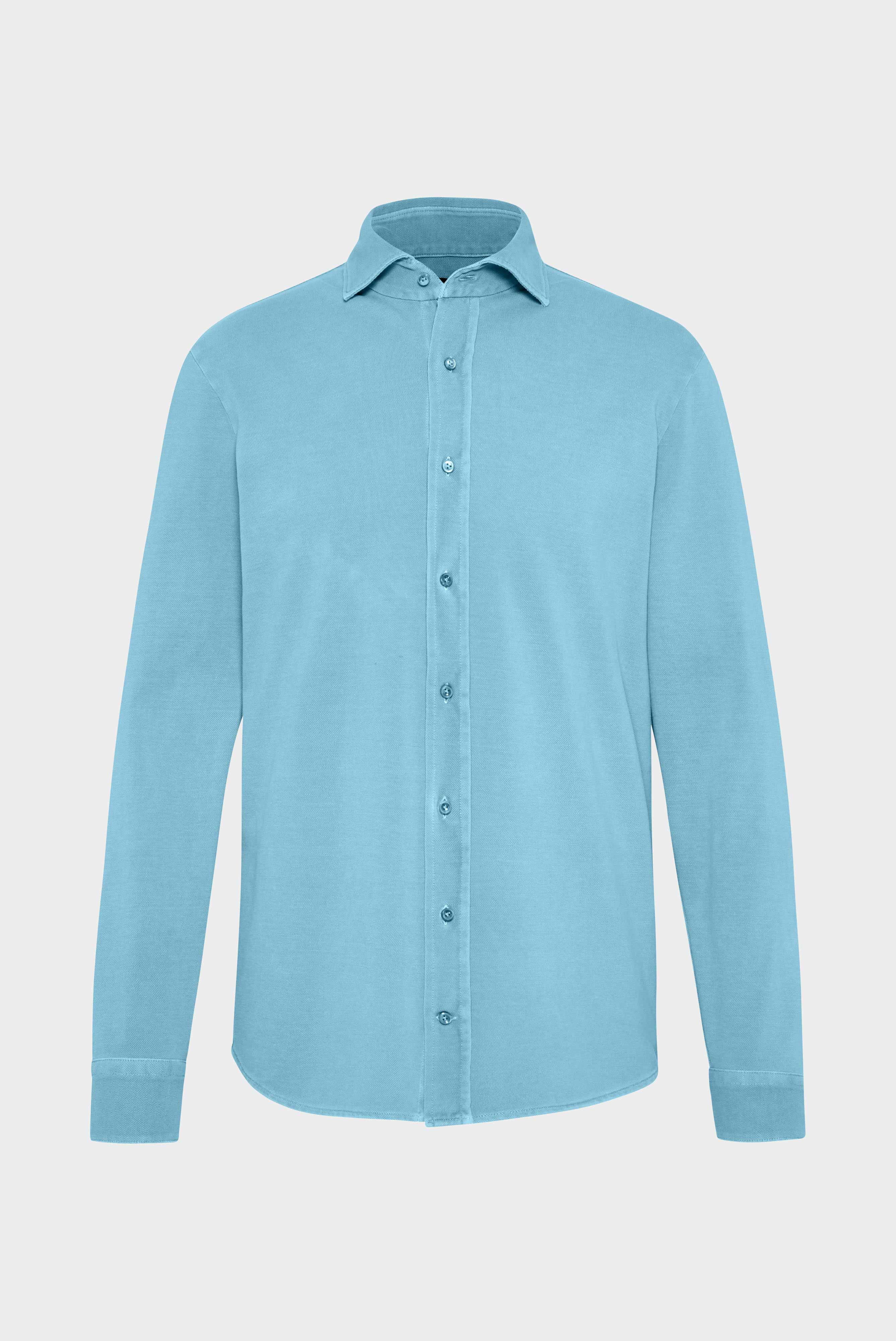 Garment Dyed Piqué Hemd günstig online kaufen