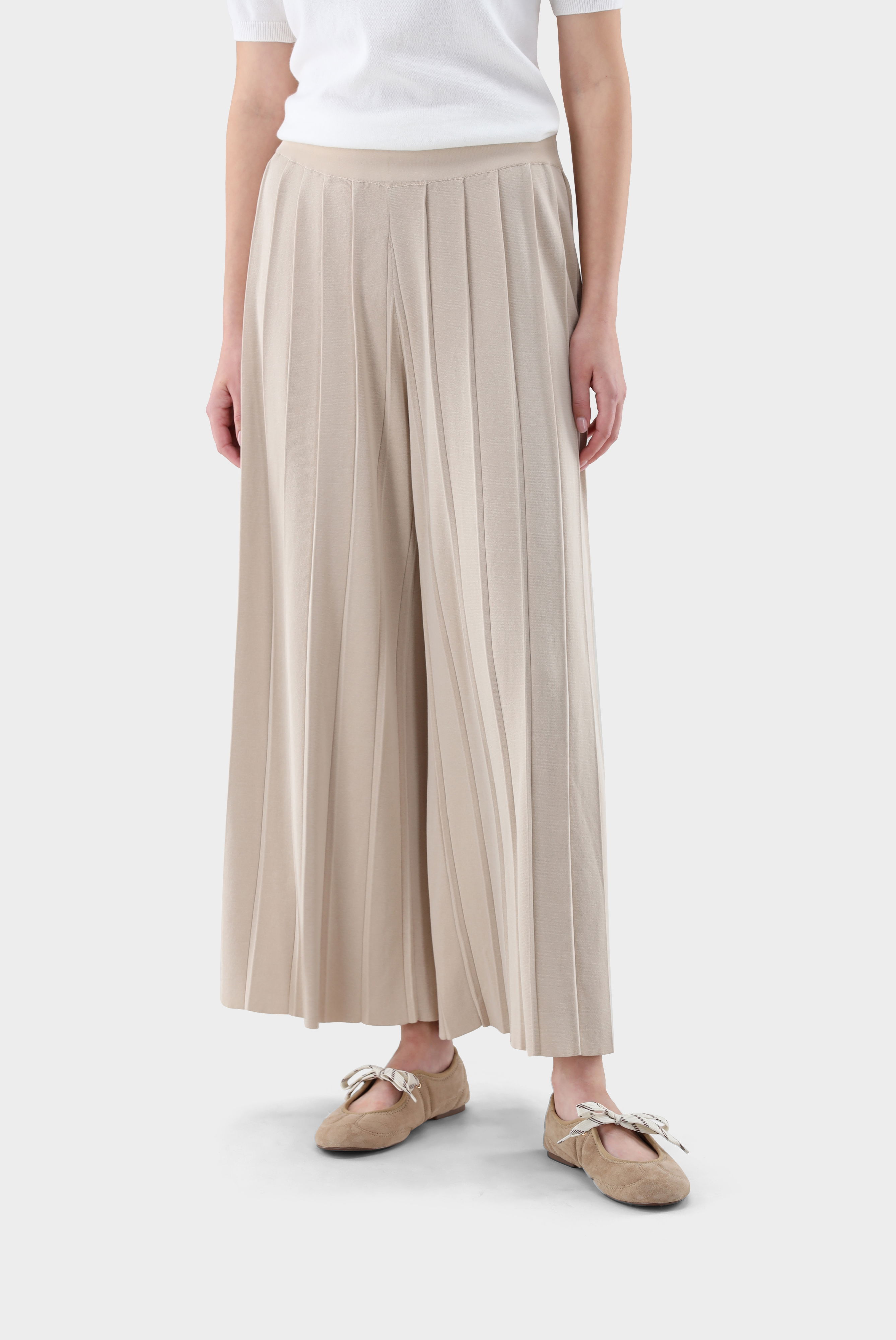 Strickhose mit Falten