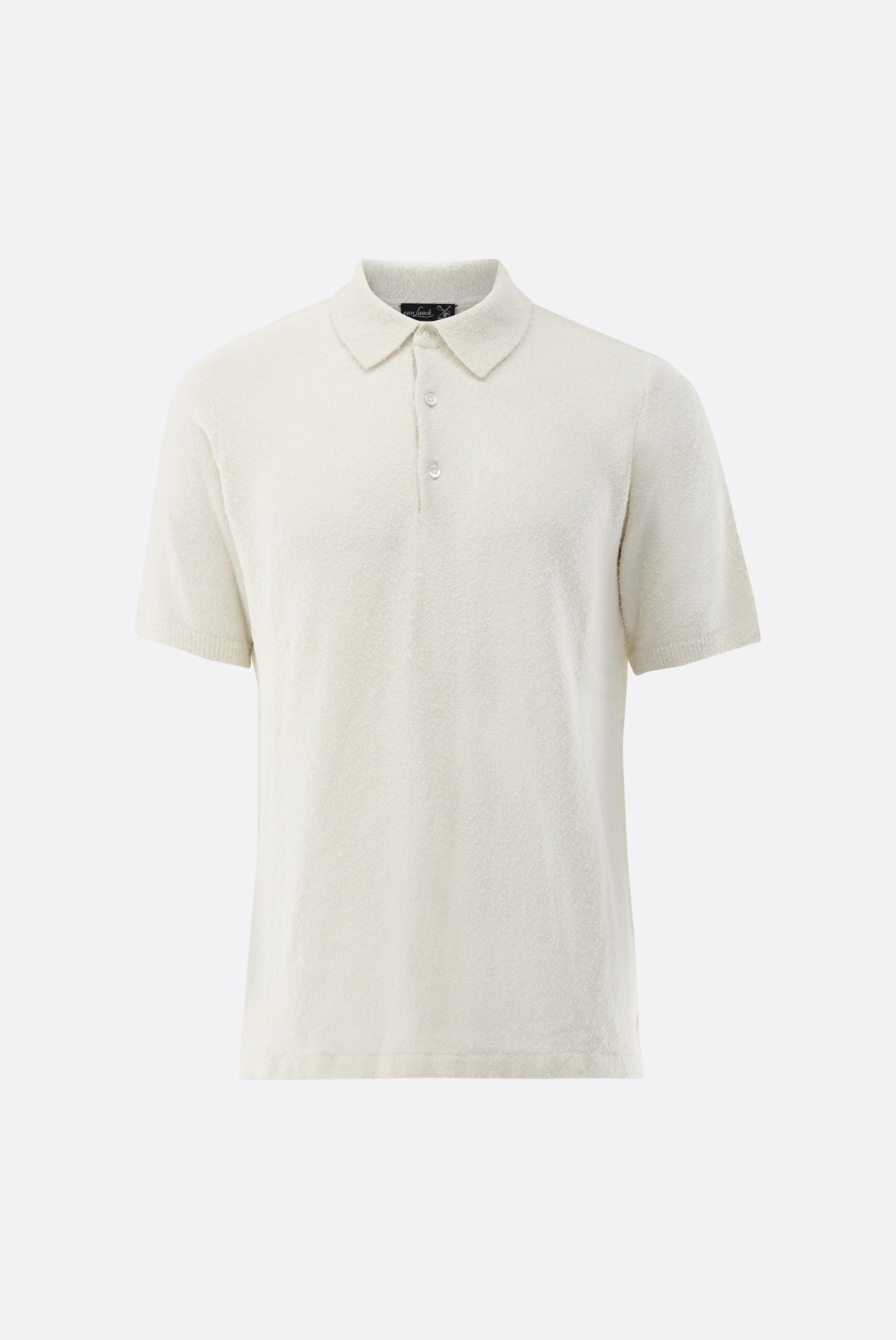 Poloshirt in Bouclé-Knit