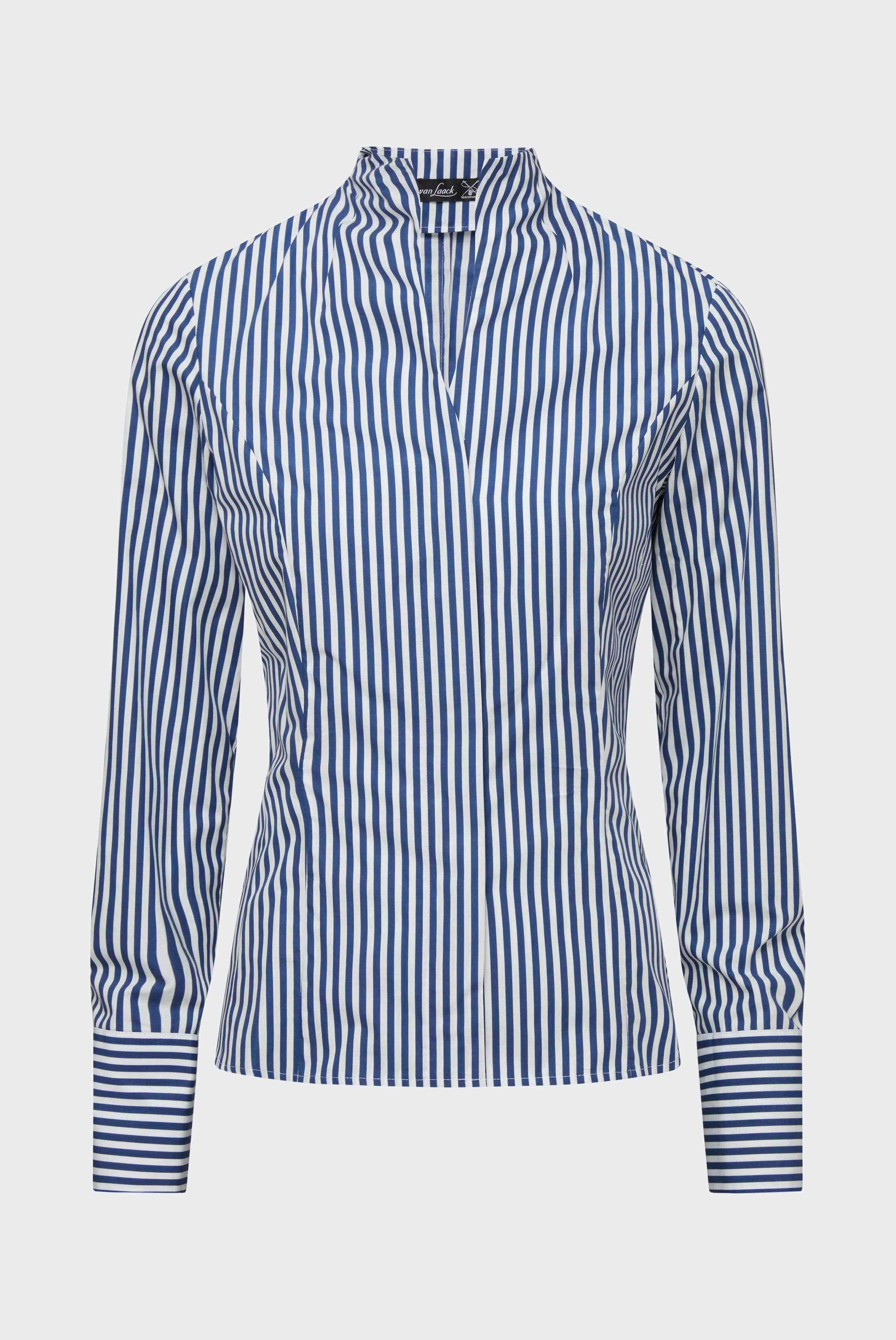 Business Blouses+Chalice Collar Blouse with Stripes+05.3612.73.170275.780.32