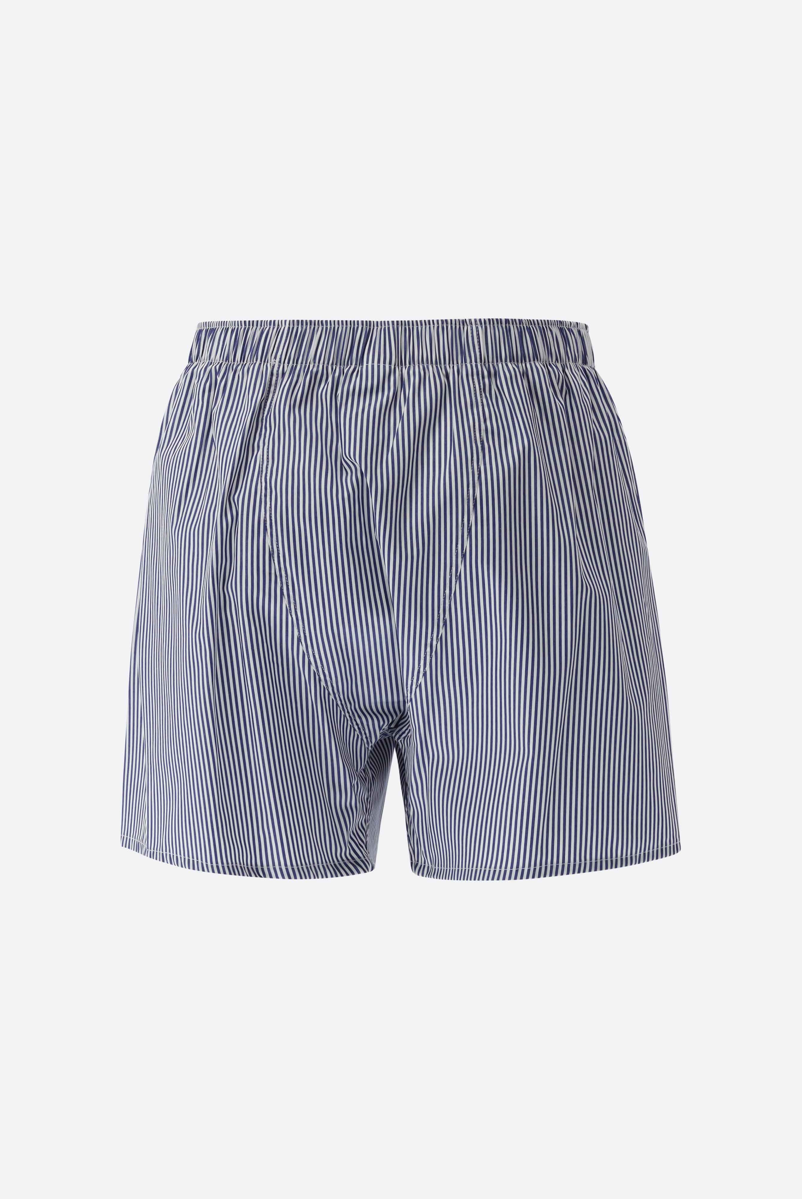 Striped Two-Ply Poplin Boxer Shorts