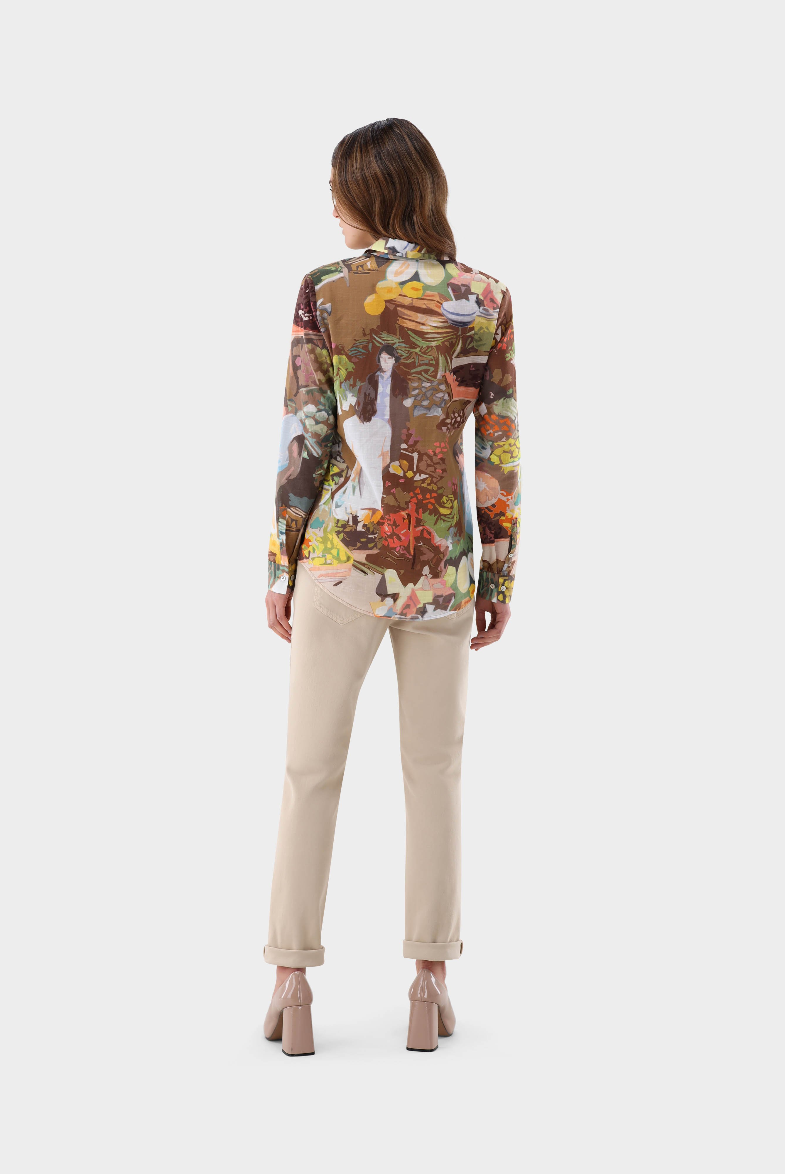 Casual Blouses+Fitted Blouse with Print+05.5442.3U.172044.140.32