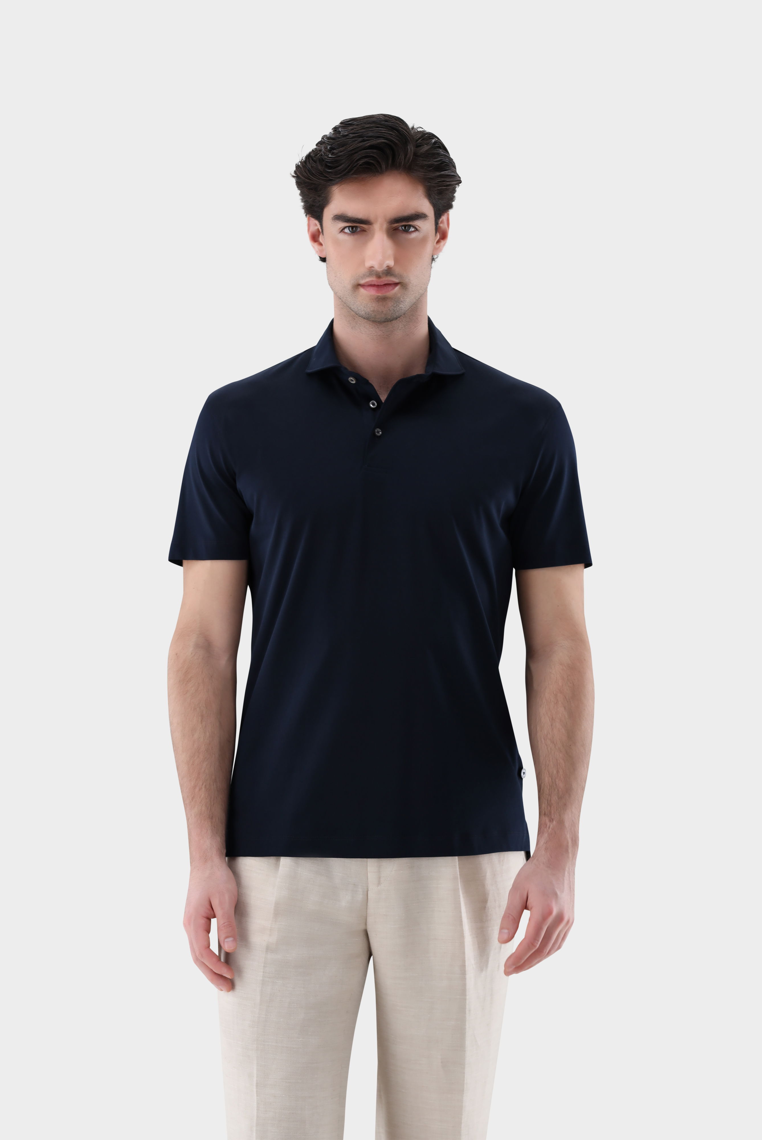 Poloshirt aus Schweizer Baumwolle