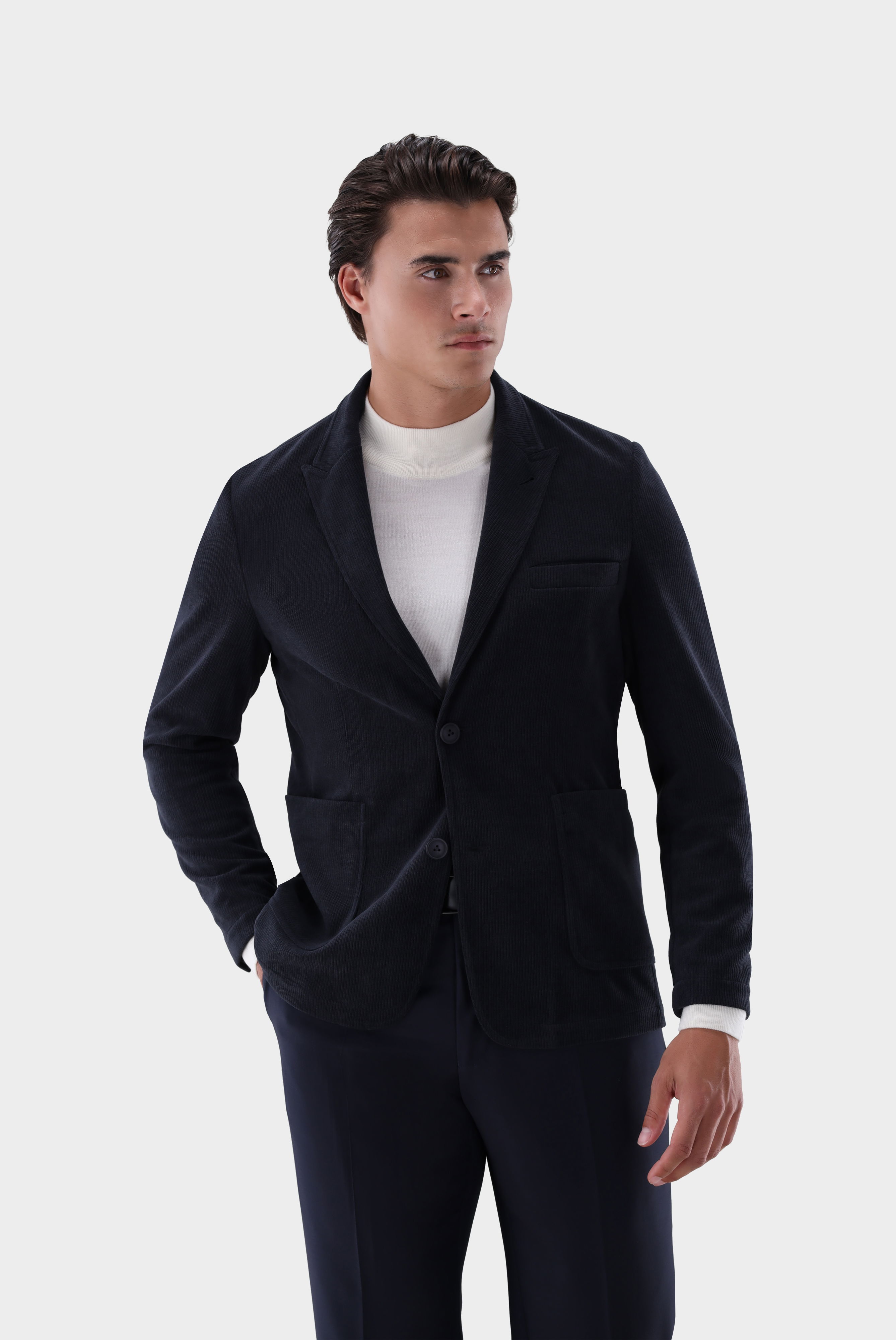 Sakko gerippt aus Samt