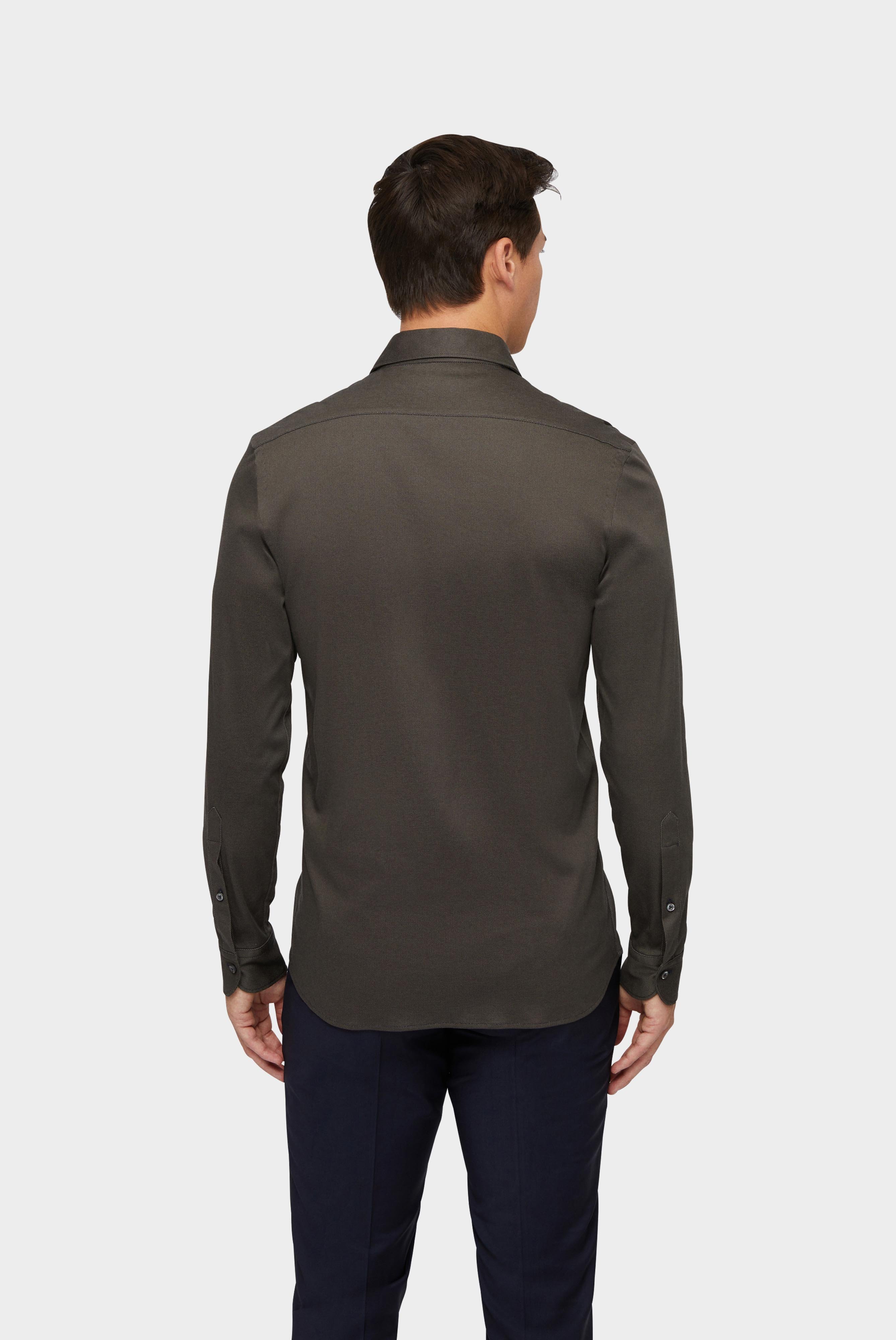 Casual Hemden+Jersey Hemd mit Twill Druck Tailor Fit+20.1683.UC.187749.970.M