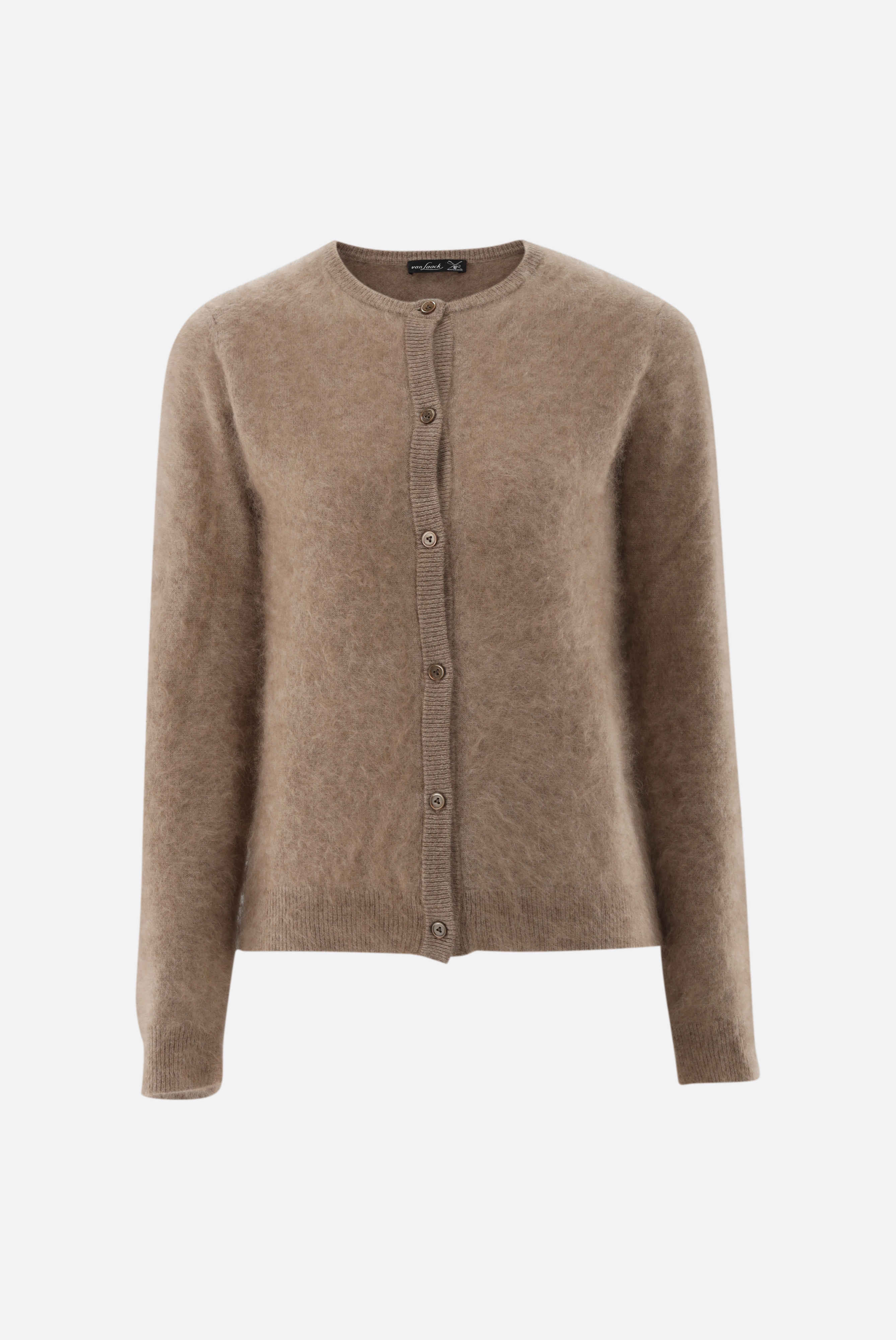 Strickjacke aus gebürstetem Kaschmir