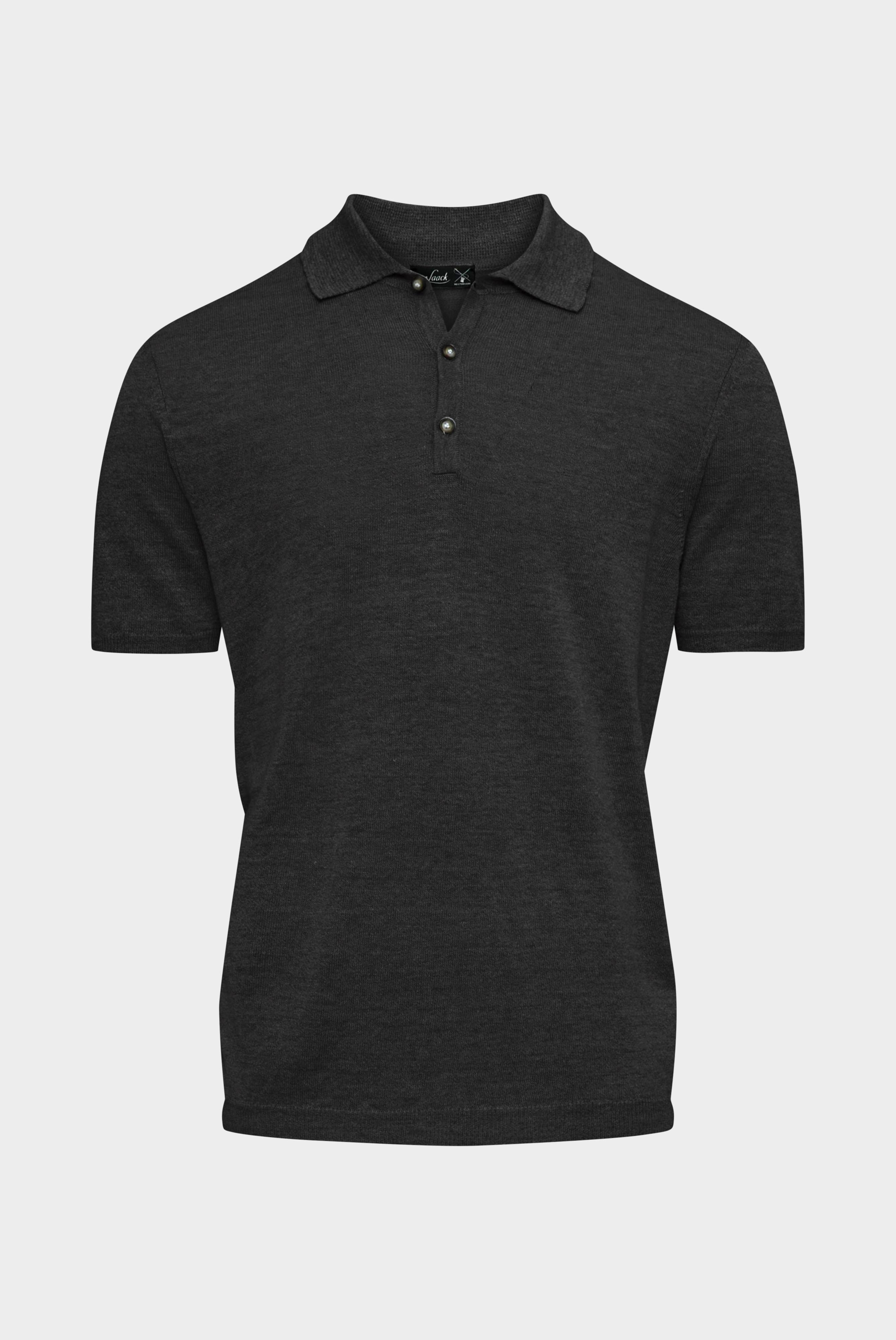 Poloshirt gestrickt aus Leinen günstig online kaufen
