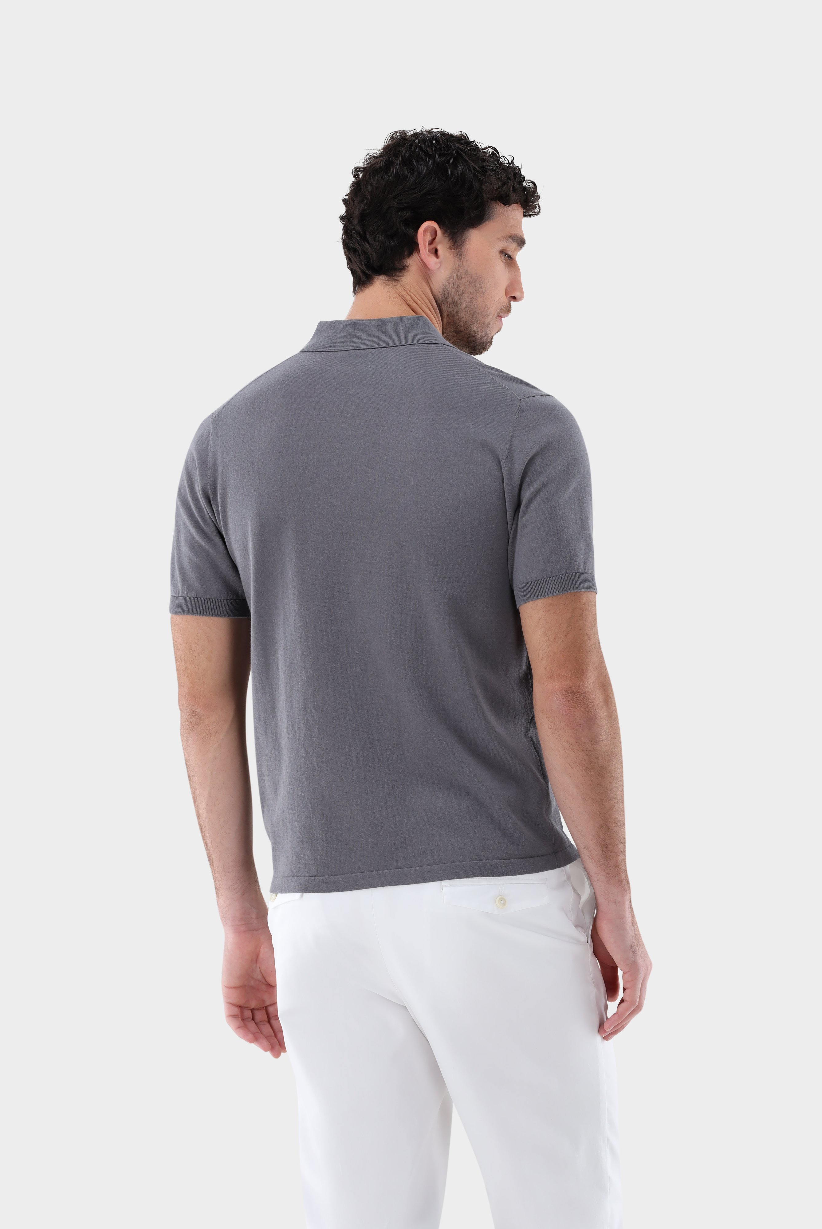Poloshirts+Strick Polo-Shirt aus Air Cotton+82.8510..S00174.070.S