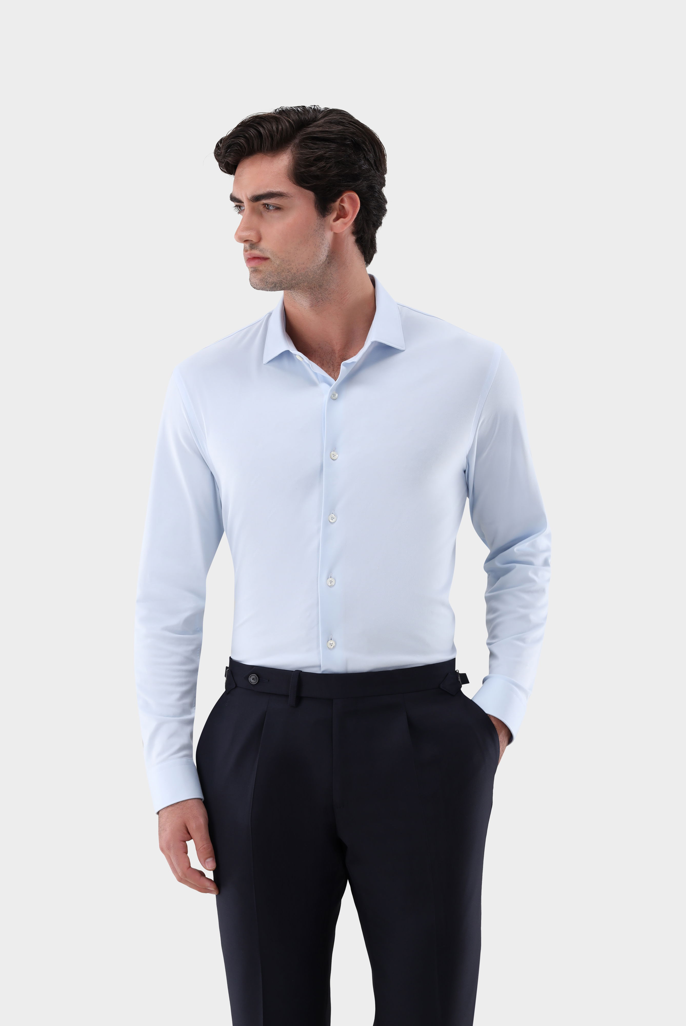 Hemd mit 4-Wege Stretch Slim Fit