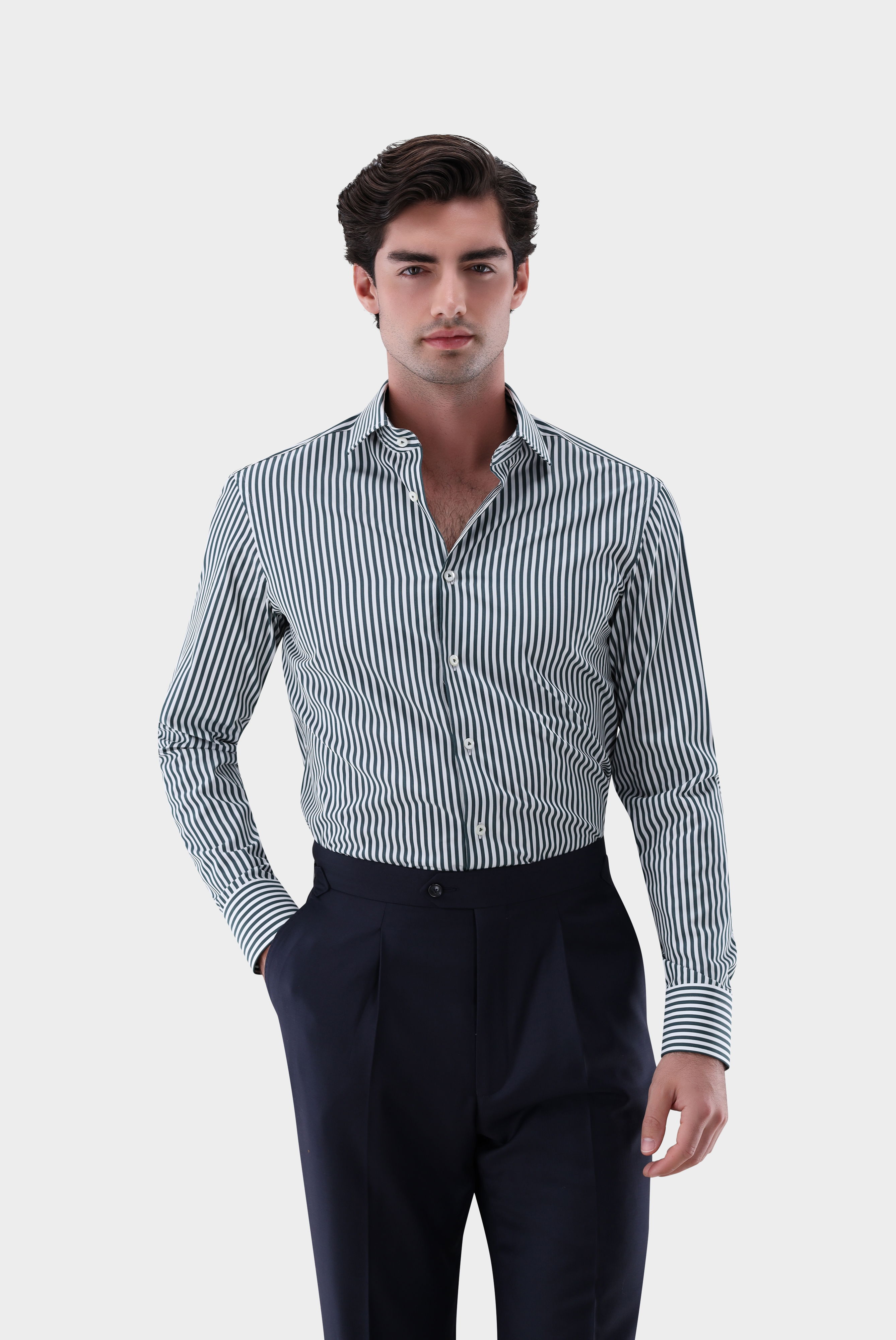 Hemd mit Streifen Tailor Fit