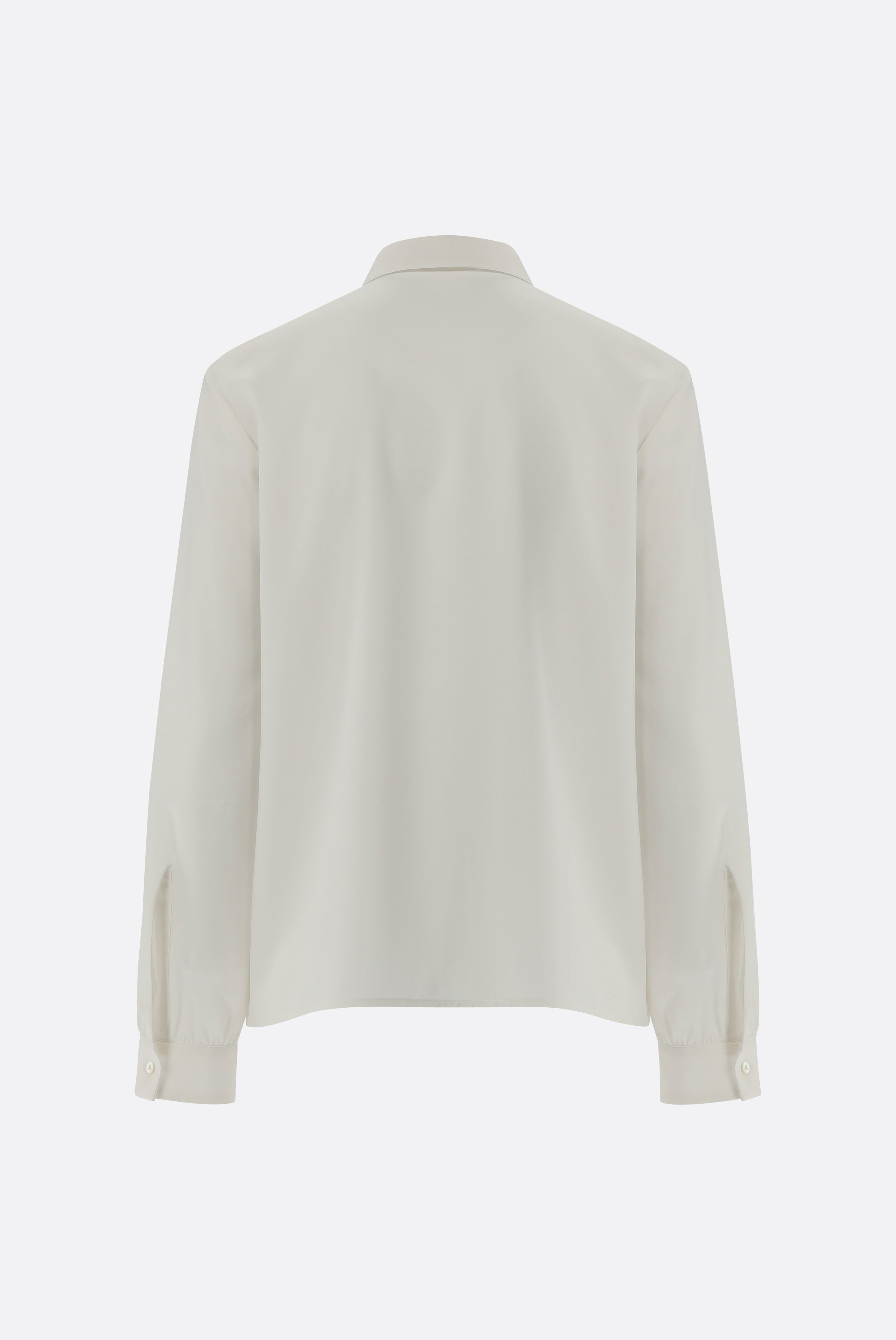 Bluse aus Seide mit Raffungen günstig online kaufen