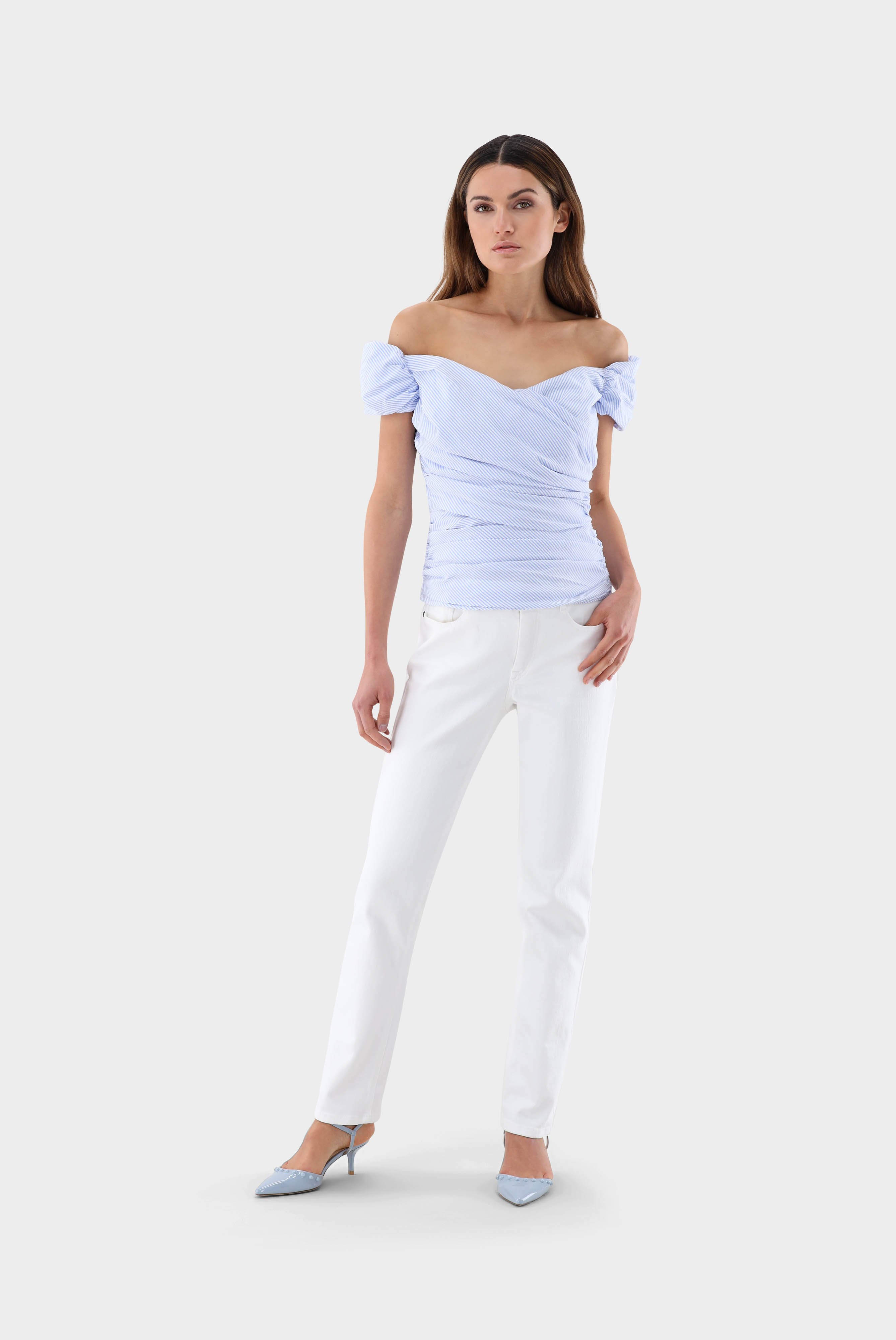 Casual Blouses+Bodice with Stripe Pattern+05.5288.18.151054.720.32