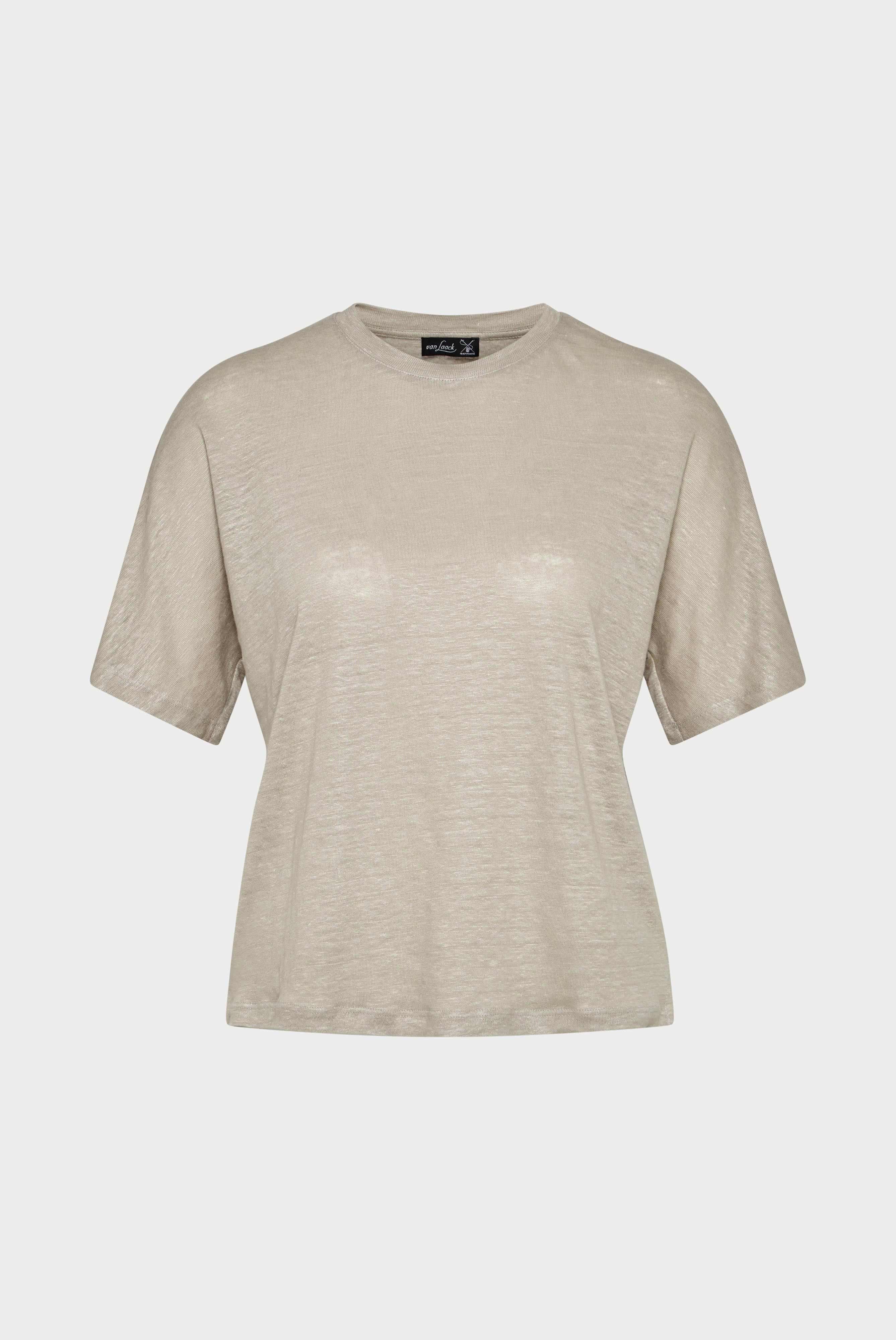 Tops & T-Shirts+T-Shirt aus Leinen-Jersey Boxy Fit+05.2912.Q8.180125.140.40